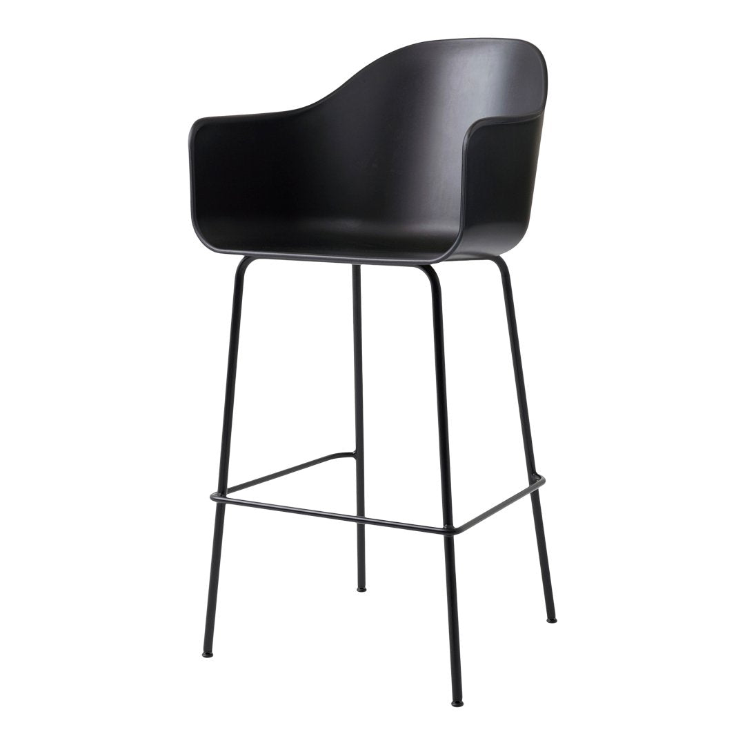 Harbor Bar Stool - Rustic Wooden Counter Height Bar Chair with Backrest for Kitchen Island, Pub & Home Decor - Perfect for Dining, Entertaining & Relaxing