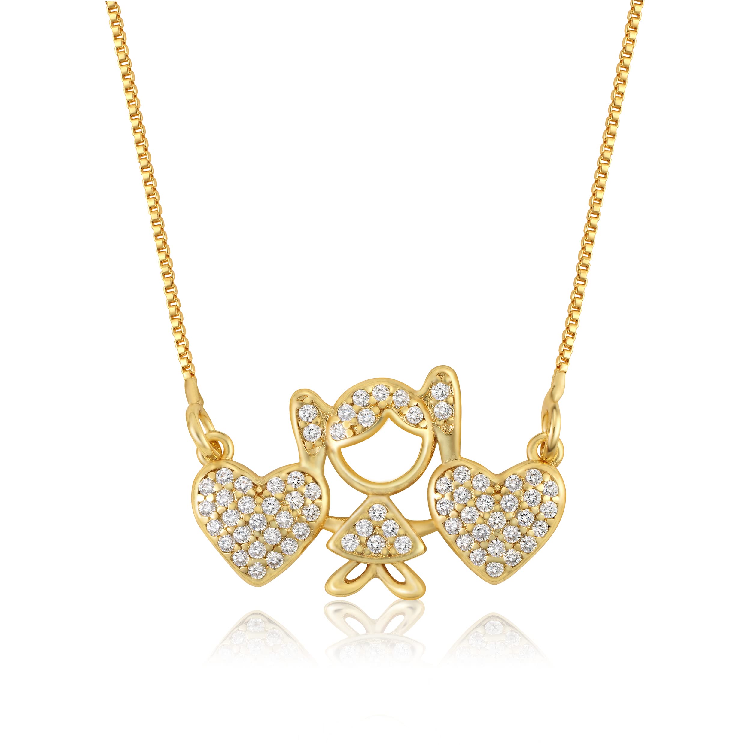 Elegant Pink Gold Heart Pendant Necklace for Women & Teens - CZ Micro Paved Dainty Jewelry - Perfect Birthday & Mother's Day Gift - Ideal for Date Nights, Parties & Special Occasions