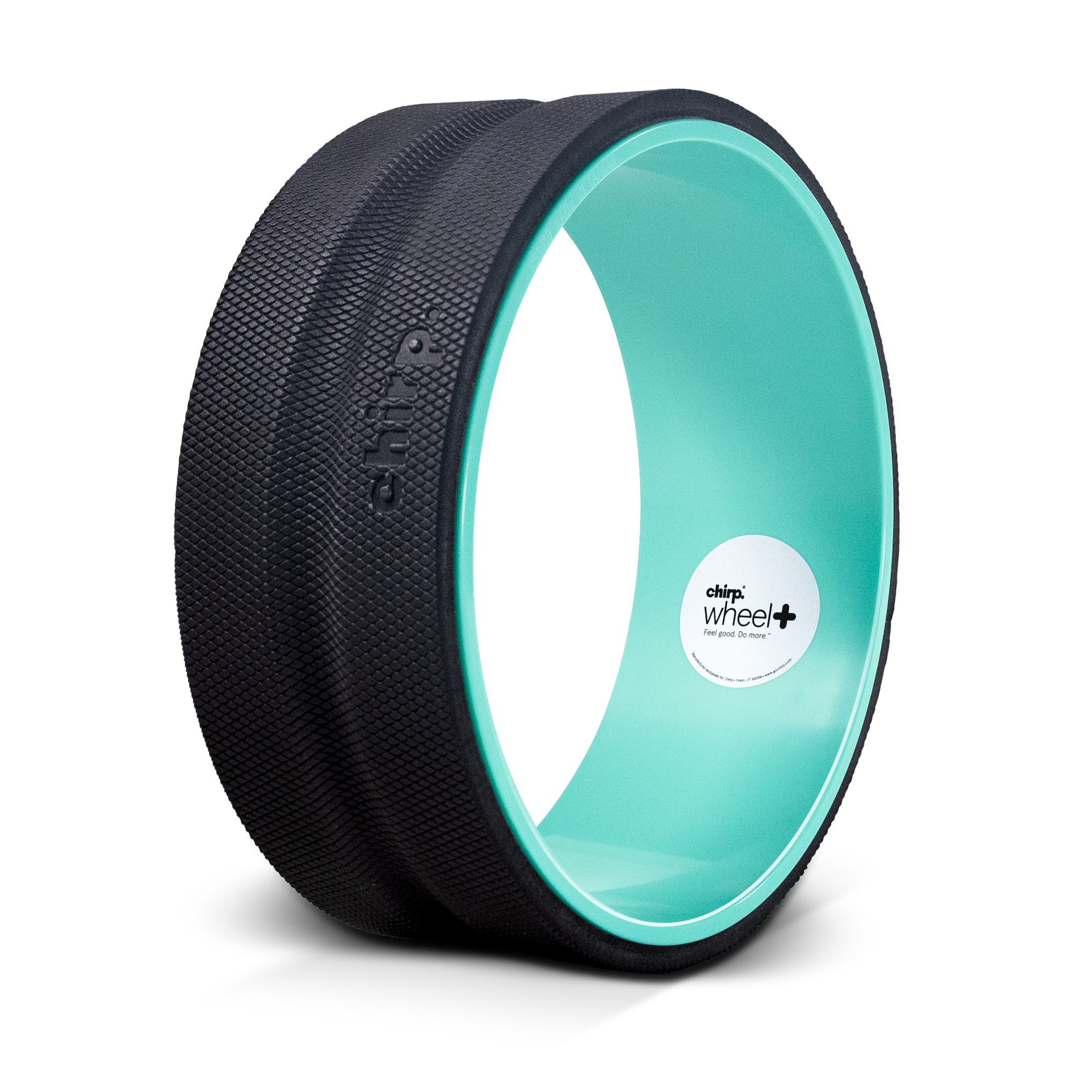 Chirp Wheel+ 12 Gentle Back Pain Relief & Spine Alignment Tool - Portable Yoga Wheel for Stretching, Massage & Posture Correction - Perfect for Home, Office & Gym Use