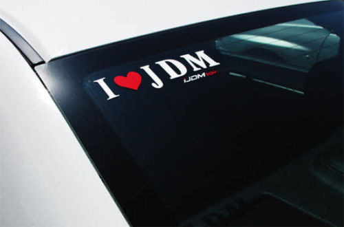 (2 Pack) Premium JDM Vinyl Decal Stickers - High Quality Car & Laptop Decals - Perfect for JDM Enthusiasts, Car Modifications, and Personalizing Your Devices