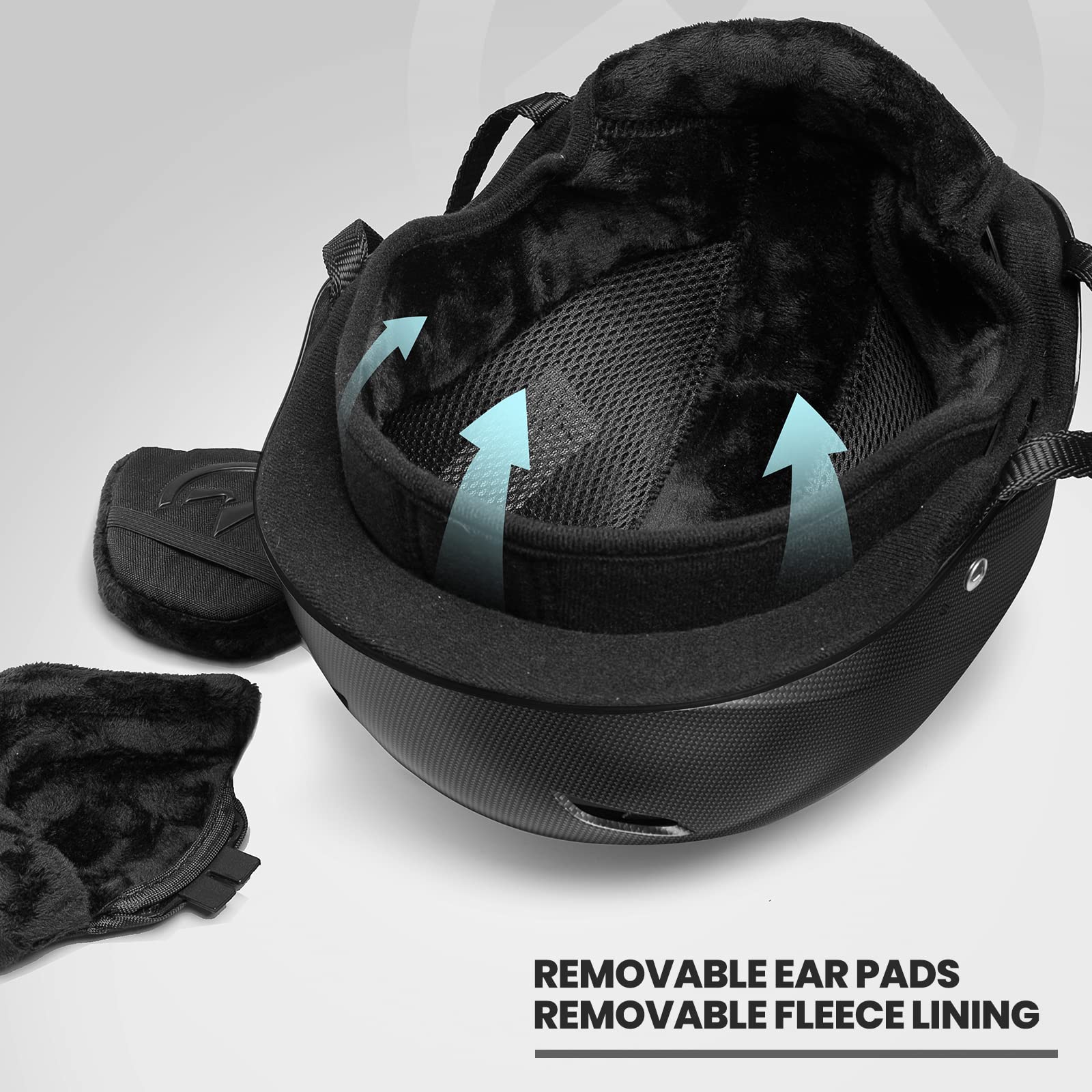 OutdoorMaster Kelvin Carbon Fiber Ski Helmet - Lightweight Snowboard Helmet for Men, Women & Youth - Perfect for Skiing, Snowboarding & Winter Sports