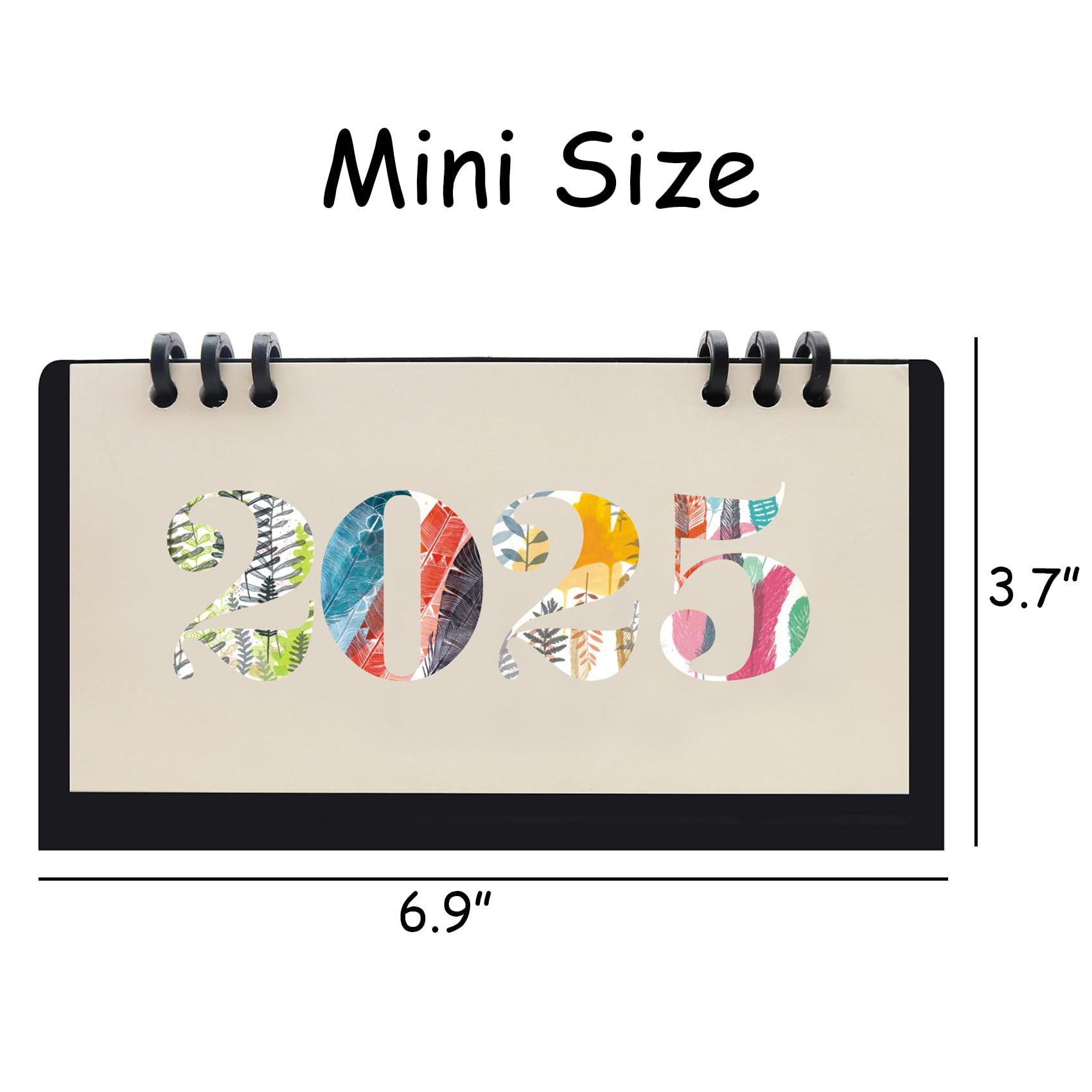 2025 Mini Desk Calendar - 6.9