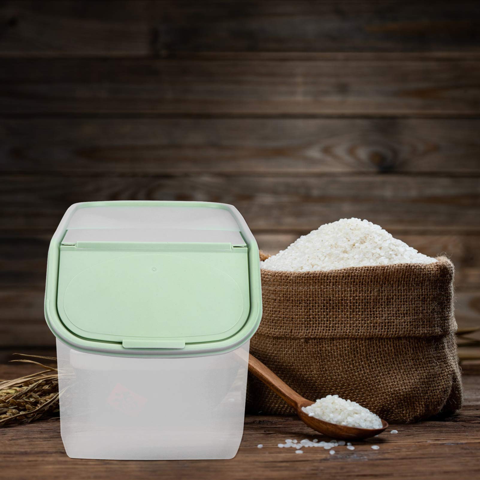 Airtight Pet Food Storage Container with Lid - Large Rice & Dry Food Dispenser for Kitchen Pantry Organization | Perfect for Dog Food, Cereal, Grains & Bulk Food Storage