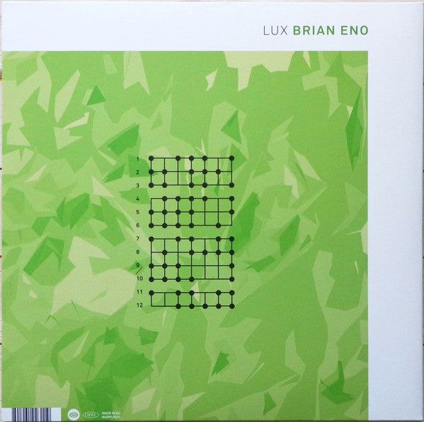 Brian Eno - Lux (2xLP, Album, Mint Condition) | Ambient Music Vinyl Record for Relaxation & Meditation