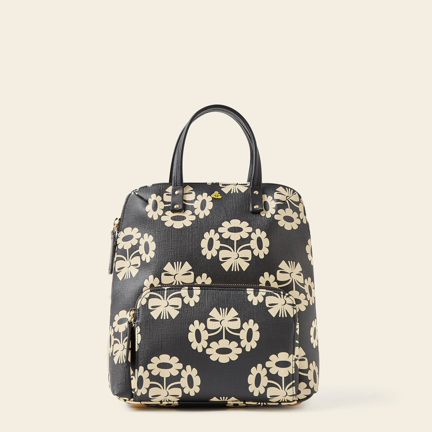 Buddy Backpack | Stylish Posey Flower Design in Midnight Blue – Perfect for School, Travel & Outdoor Adventures