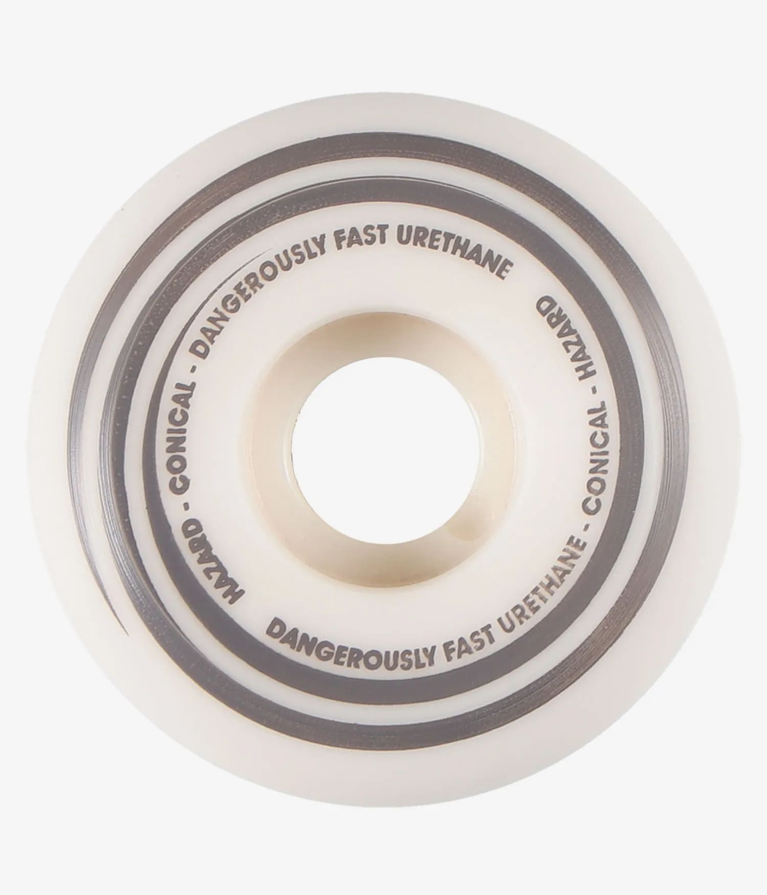 Hazard Radio Active CS: 56mm Conical White Skateboard Wheels - Perfect for Street Skating and Smooth Rides