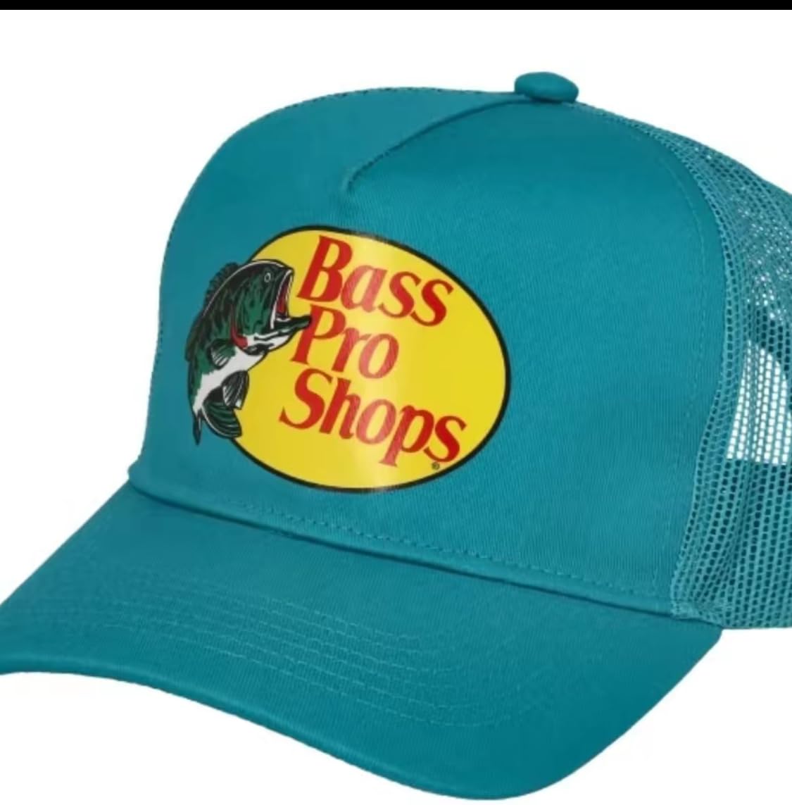 Bass Pro Trucker Hat for Men & Women - Light Blue Adjustable Snapback Cap for Fishing, Hunting & Outdoor Adventures