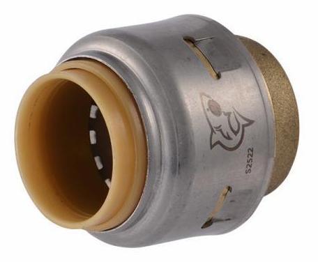 1/2 Inch SharkBite Push-to-Connect PEX Pipe Cap (UR514) - Perfect for Plumbing Repairs, DIY Projects & Water Supply Systems