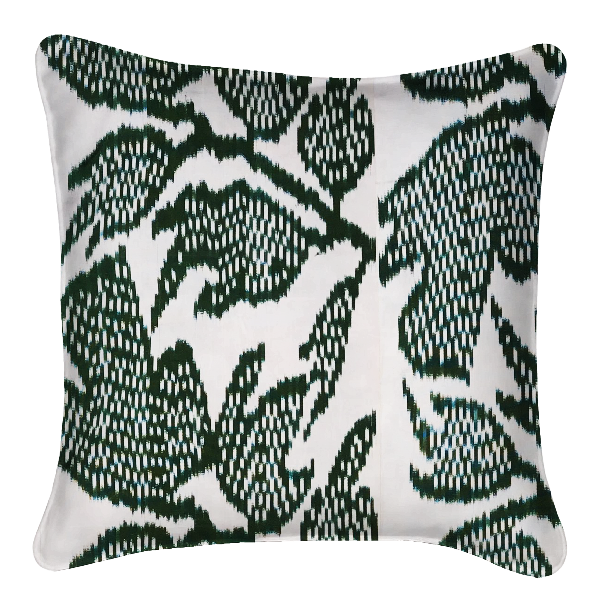 Bernadette Ikat Pillow Cover - Bohemian Decorative Throw Pillow Case for Sofa, Bed, Couch - 18x18 Inches - Home Decor Accent for Living Room, Bedroom
