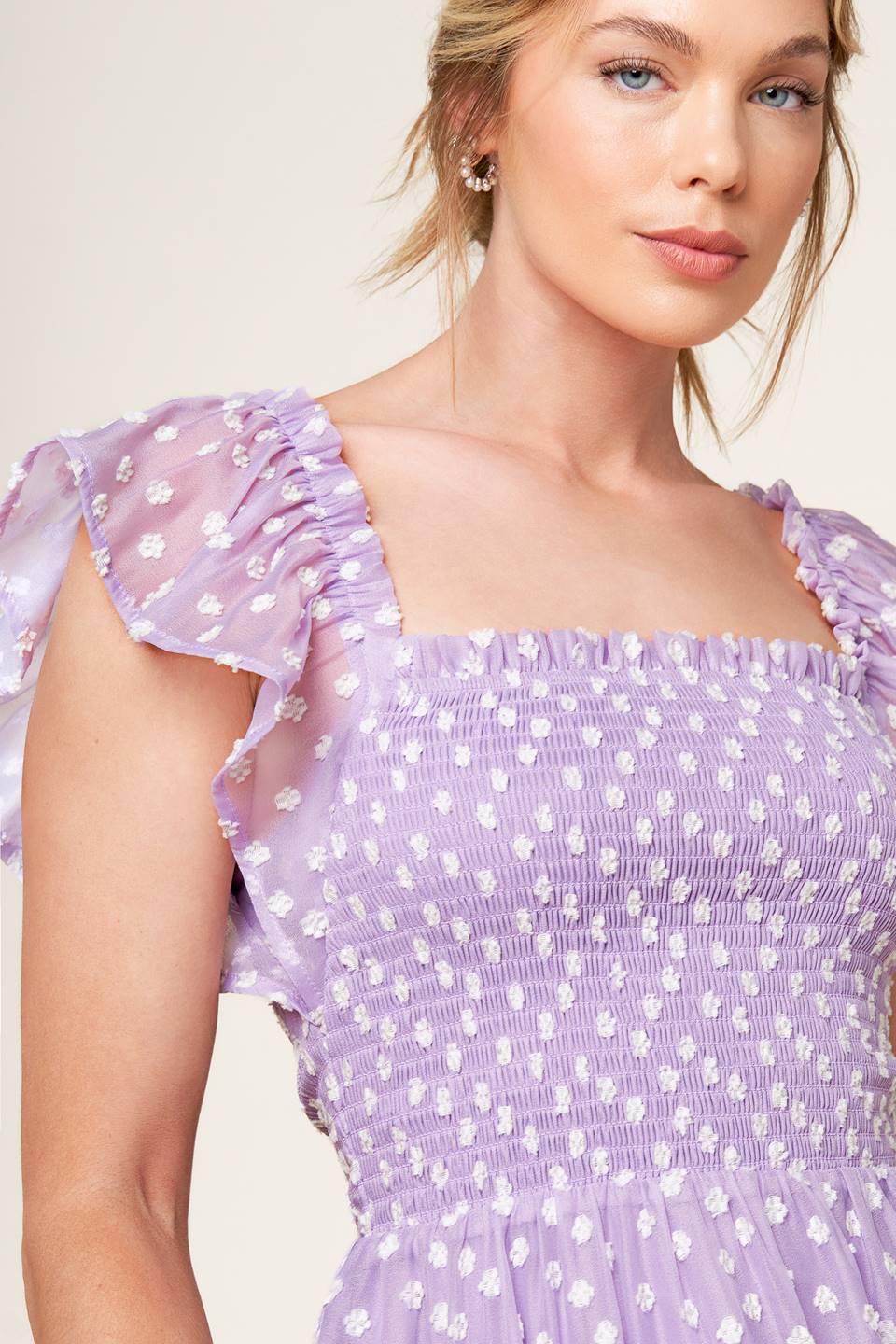Playfully Posh Lavender Mini Dress for Women - Elegant Party & Cocktail Outfit - Final Sale