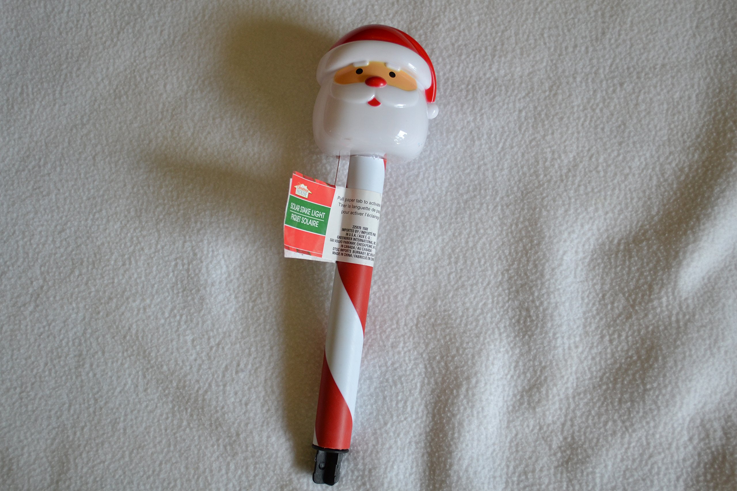 Solar-Powered Santa Stake Lights for Christmas Decorations - 14