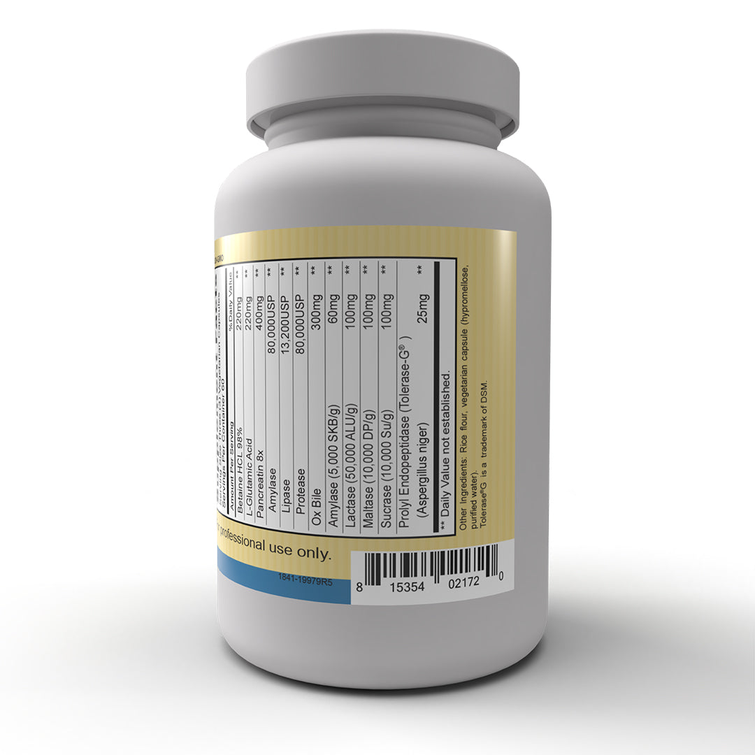 SIBOZyme Digestive Enzymes (180 Capsules) - Supports Small Intestinal Bacterial Balance & Healthy Digestion* - Dr. Mona Morstein Formula - Ideal for SIBO, IBS & Gut Health Support
