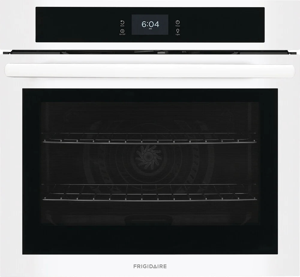 Frigidaire FCWS3027AW 30 Inch Single Electric Wall Oven - White Built-in Oven for Modern Kitchens, Baking & Roasting