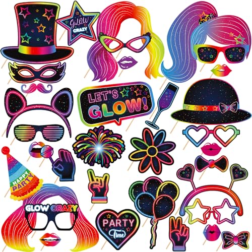 Neon Party Photo Props