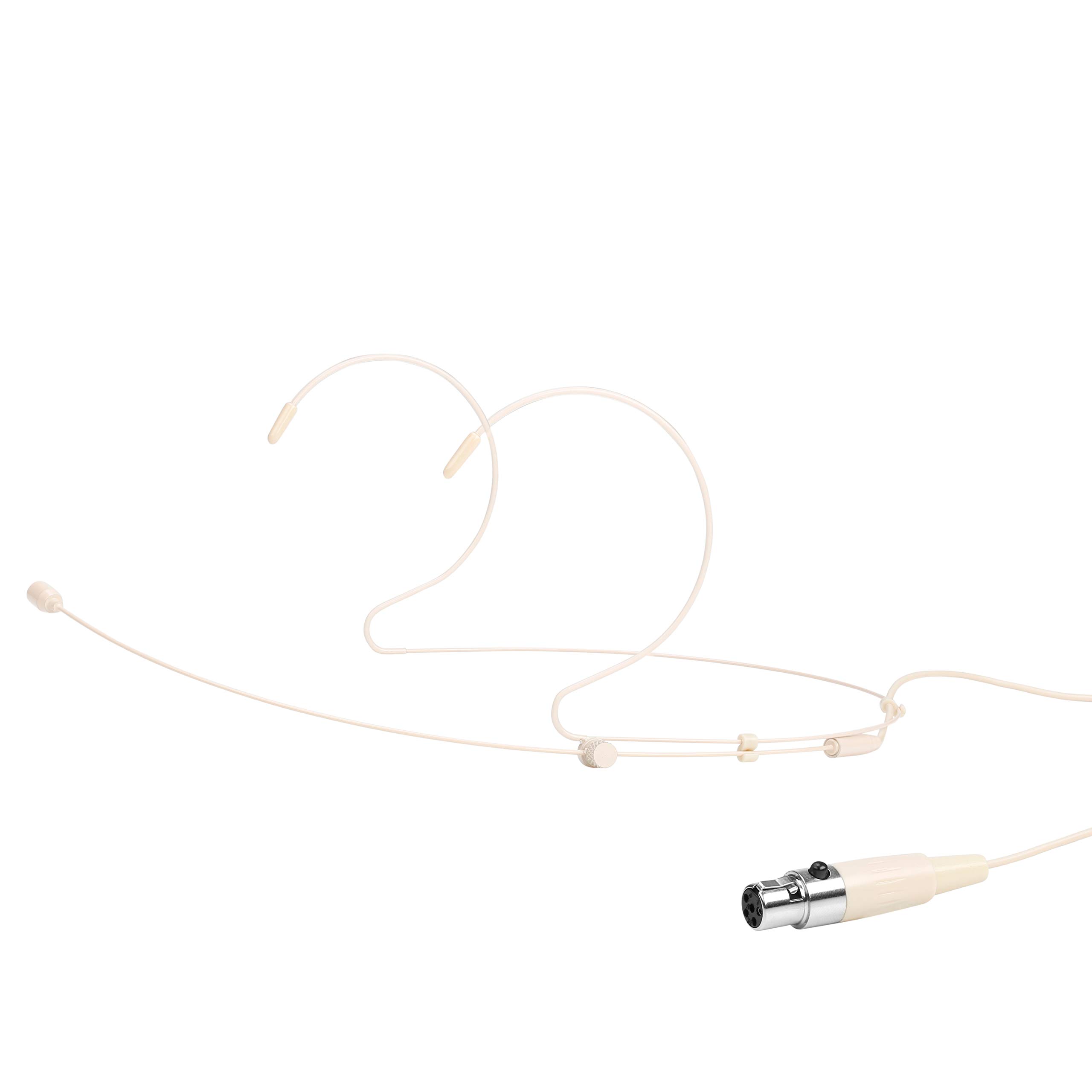 Saramonic DK6D Lightweight Omnidirectional Headset Mic with TA5F Locking Connector for Lectrosonics Wireless Systems - Perfect for Podcasting, Broadcasting & Live Performances