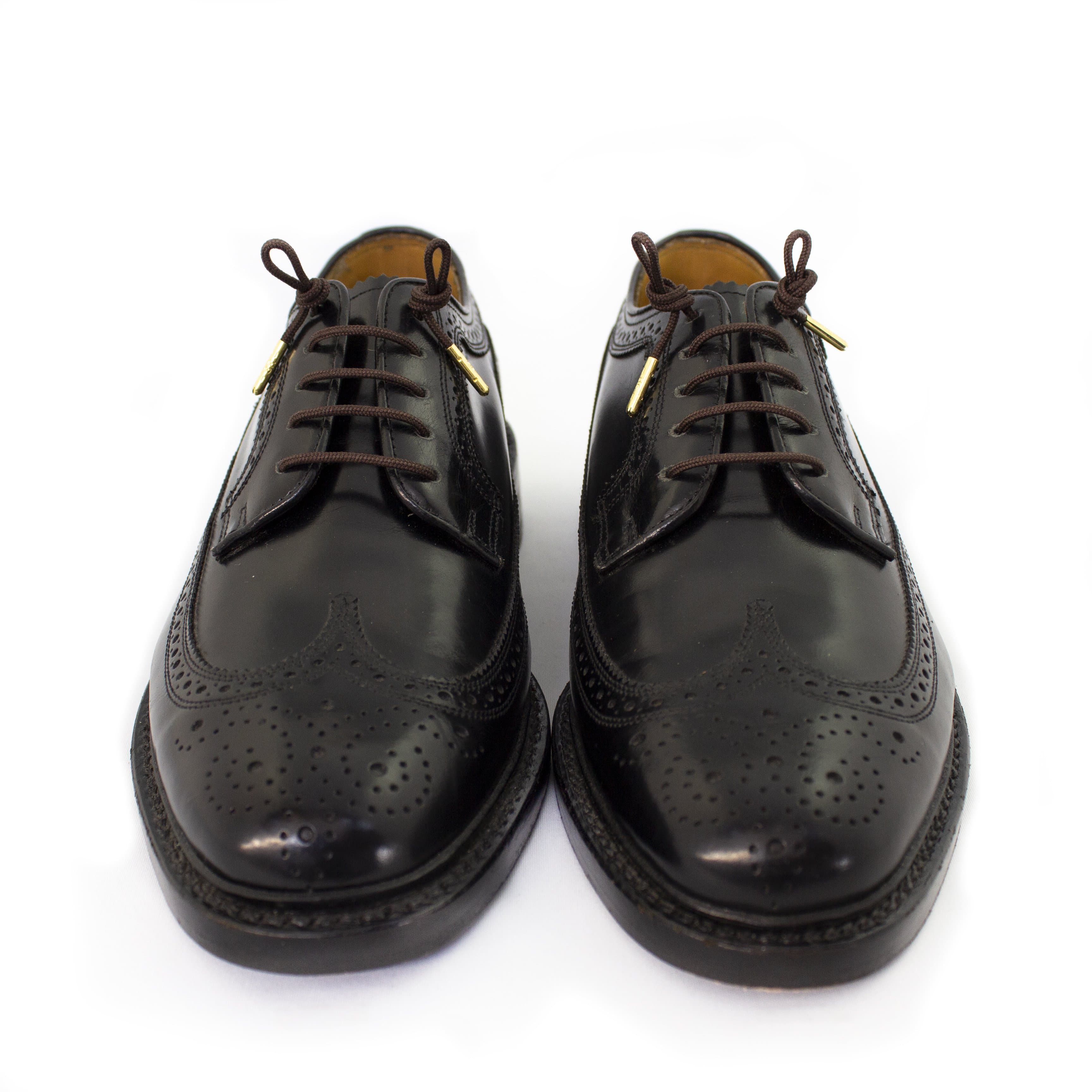 Arnault Brown Dress Laces 27 inch/69cm - Premium Shoe Laces for Dress Shoes, Oxfords & Formal Footwear