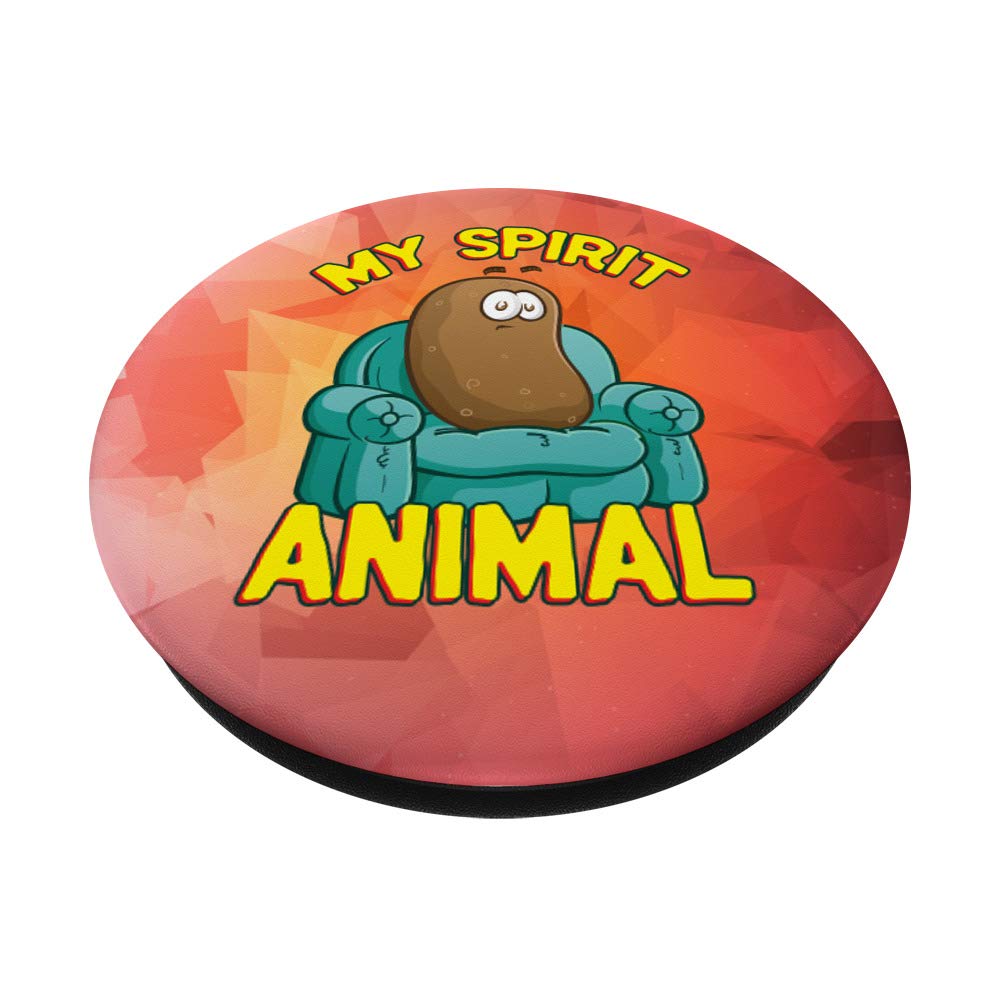 My Spirit Animal - Funny Couch Potato T-Shirt | Comfortable Graphic Tee for Relaxing at Home, Lounging & Netflix Binge Watching
