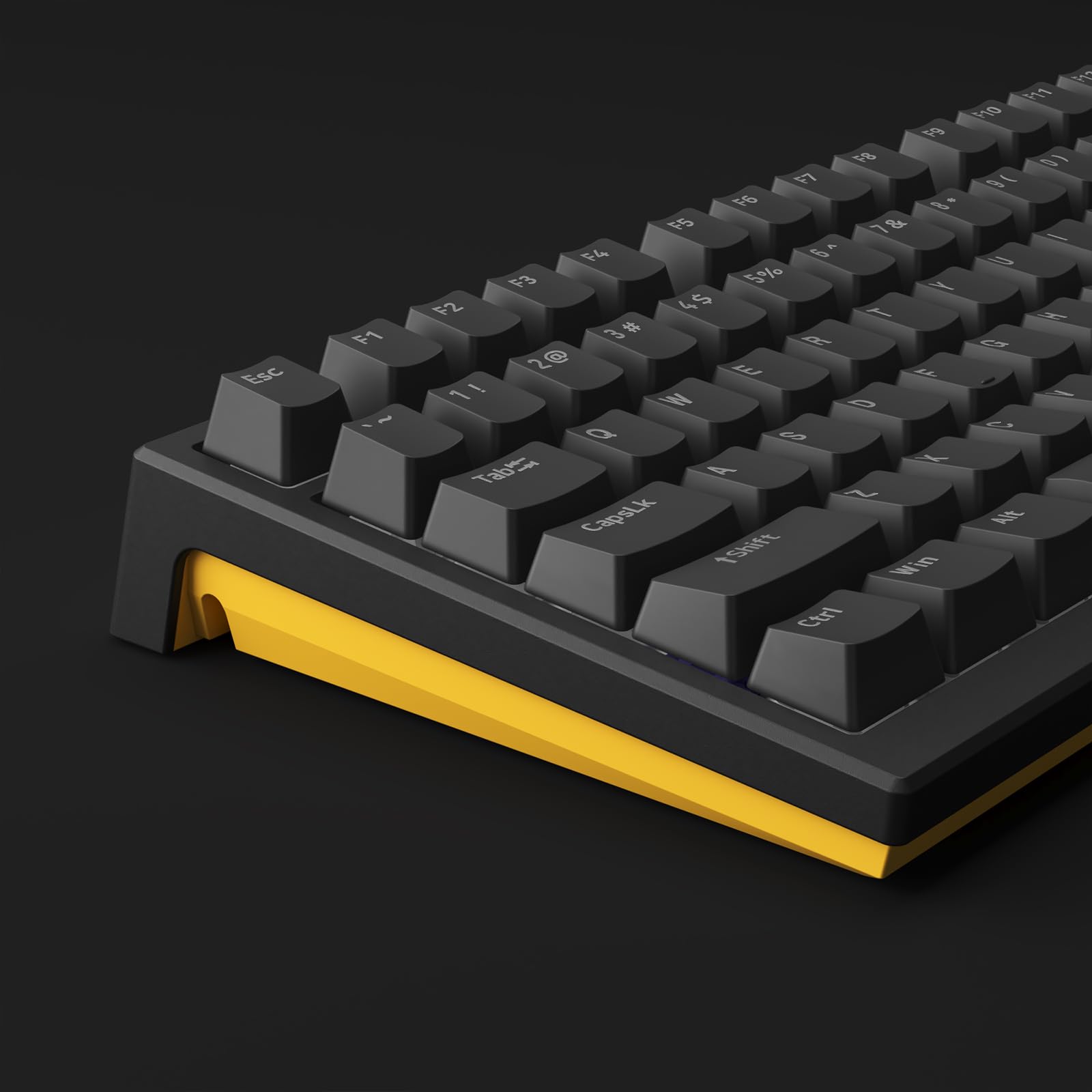 MONSGEEK MG75S HE 75% Wired Mechanical Gaming Keyboard with Rapid Trigger & Kailh Pink Magnetic Switches - Black Shine-Through 8K Polling Rate for Competitive FPS, MOBA, and Esports Gaming