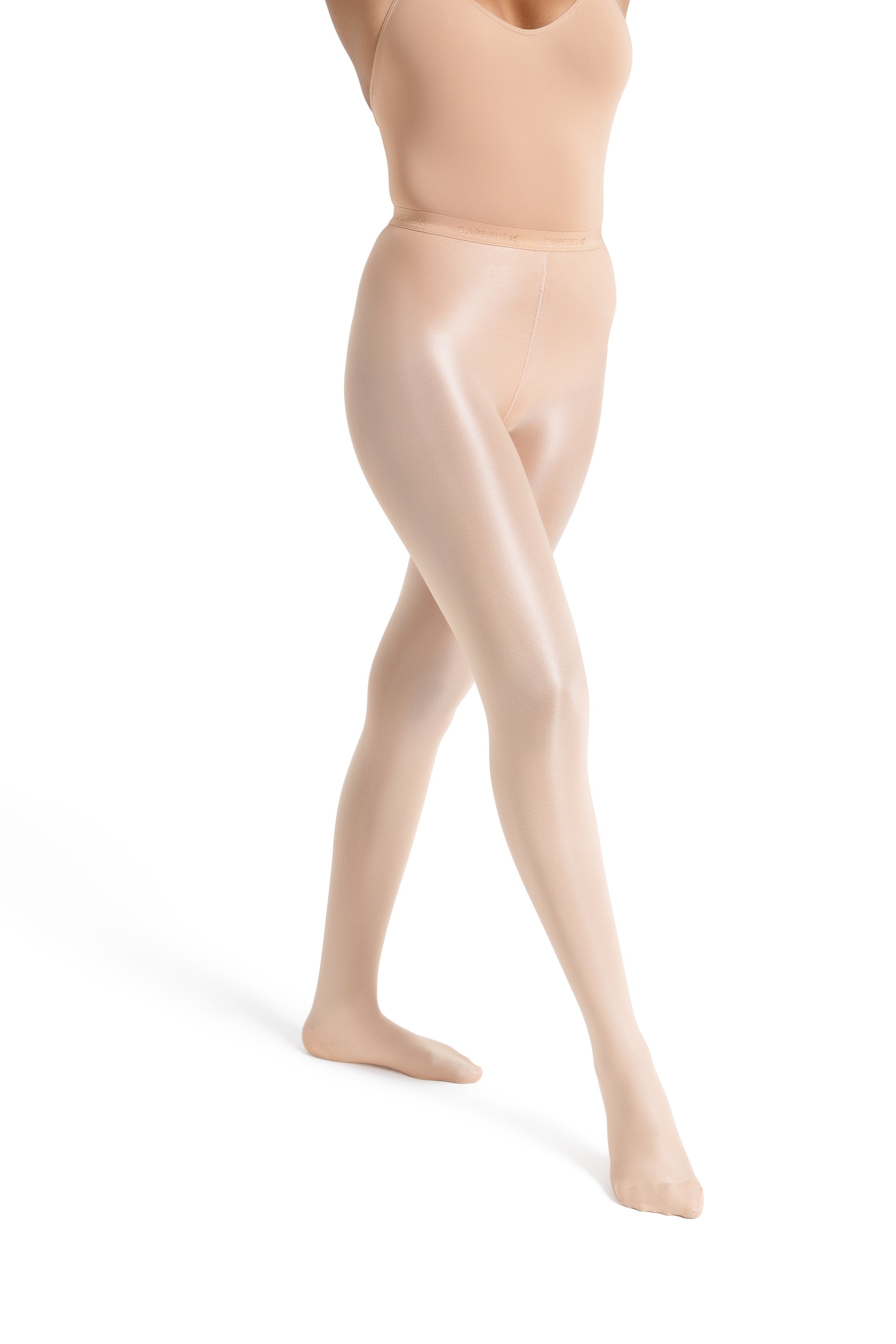 1809C Ultra Shimmery Footed Tights - Shiny Opaque Leggings for Women, Plus Size, Comfortable & Stretchy - Perfect for Dance, Yoga, Party & Everyday Wear