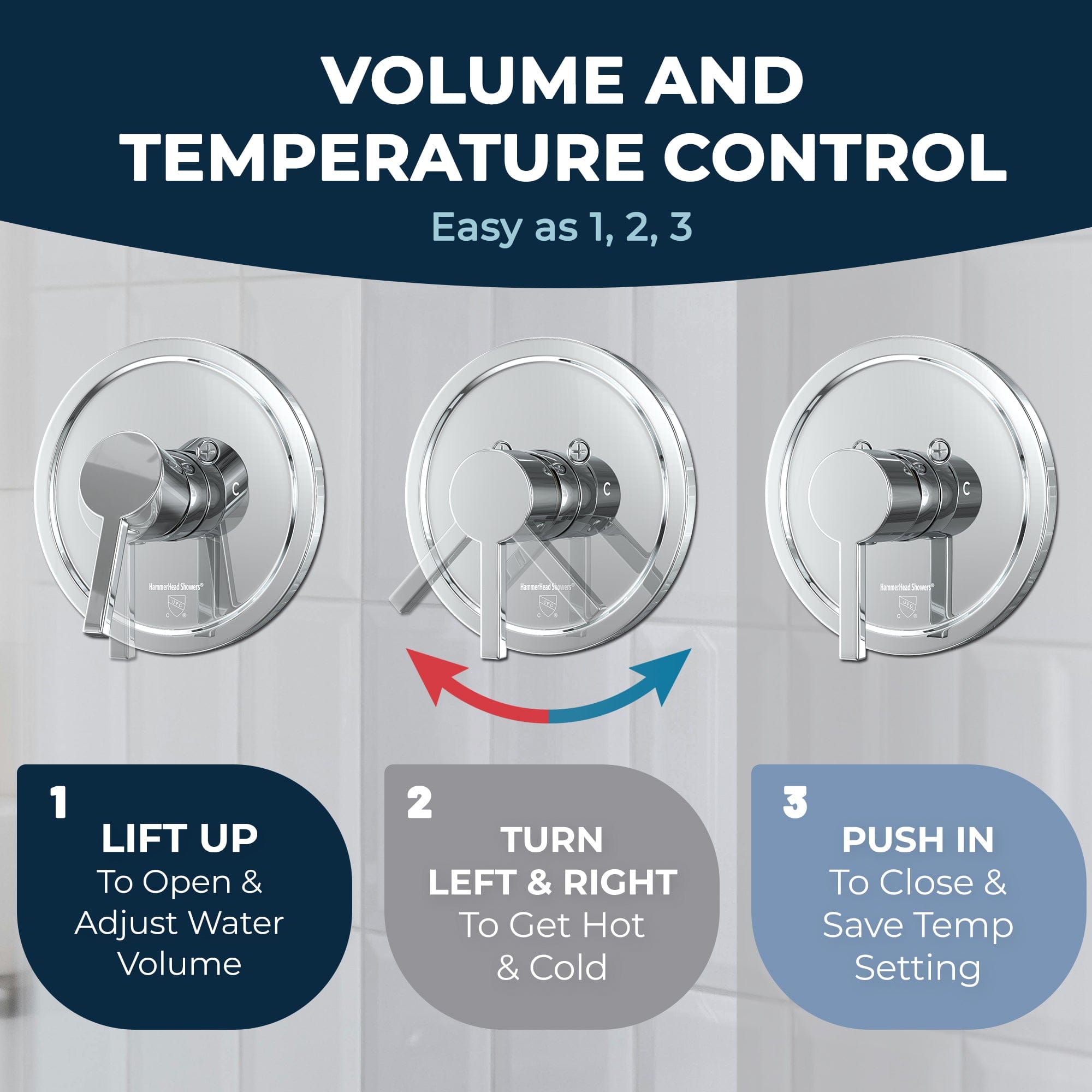 Premium All-Metal Dual Shower Head System - 2.5 GPM Complete Shower Set with Valve & Trim Kit for Bathroom Upgrade - Perfect for Modern Homes, Spa-Like Experience & Water Saving