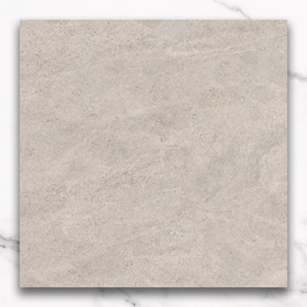 Concerta Light Grey 900x900mm Limestone Look Lappato Porcelain Tile - Premium Flooring for Living Room, Kitchen & Bathroom Renovation