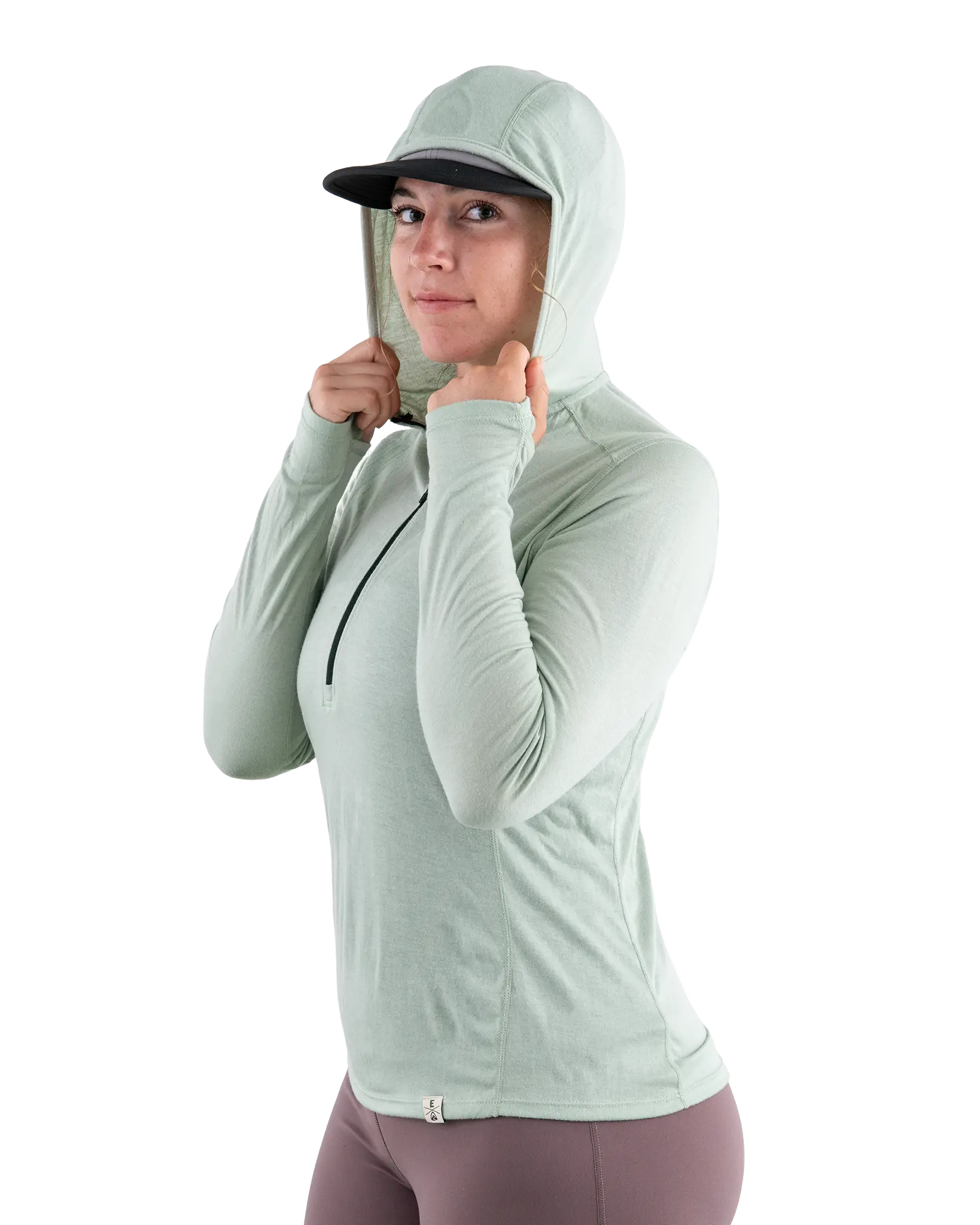 Women's Mirage Merino Sun Hoody - UPF 50+ Lightweight Sun Protection Hoodie for Hiking, Travel & Outdoor Activities