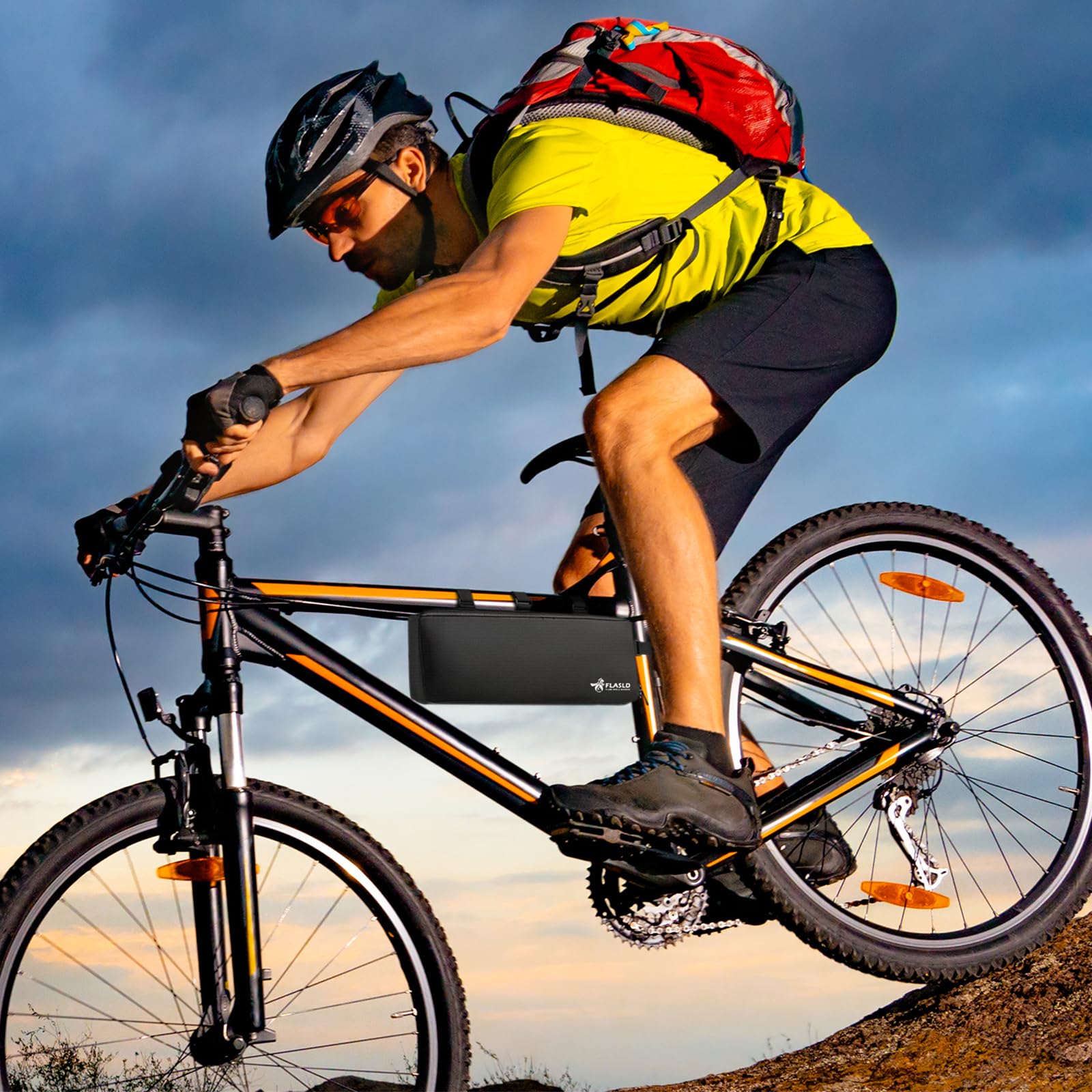 Fireproof Electric Scooter Battery Bag - 15.3 x 5.9 x 4 Inches Hanging Storage Pouch for Ebike, Bicycle & Scooter - Perfect for Commuting, Outdoor Adventures & Safe Battery Transport