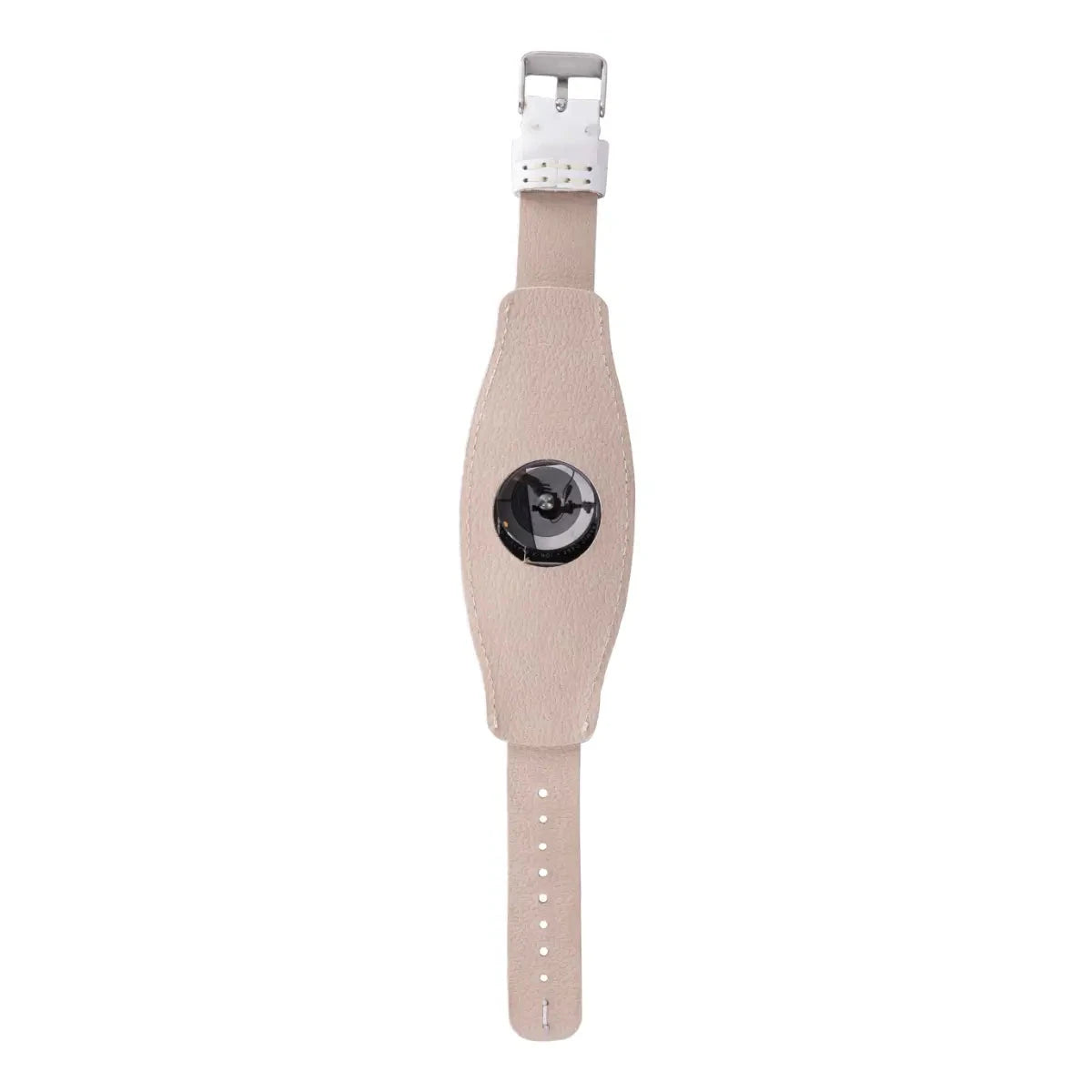 Premium White Leather Cuff Strap for Apple Watch - Elegant & Durable Replacement Band for Work, Gym & Everyday Wear