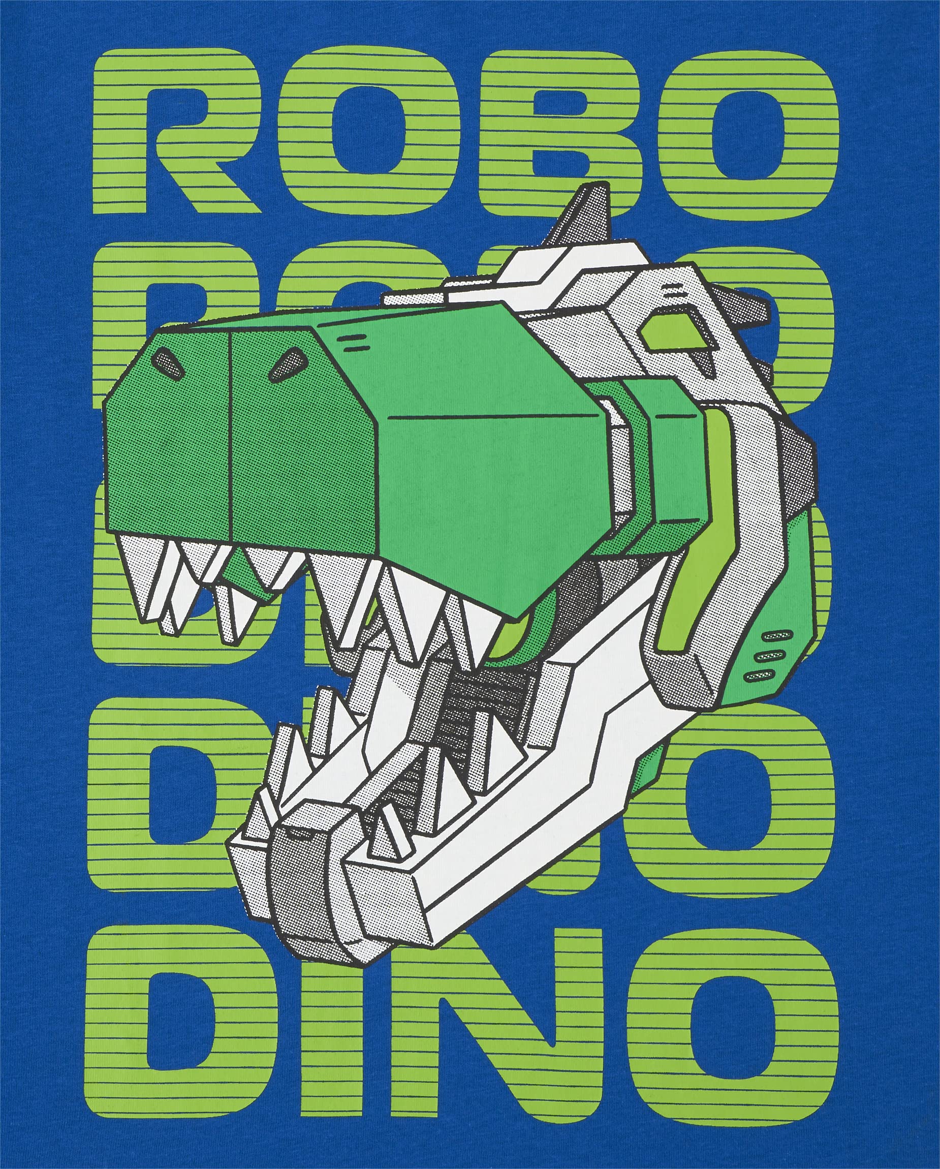 The Children's Place Boys' Dinosaur Short Sleeve Graphic T-Shirts - 3 Pack | Soft Cotton Tees for Playdates, School & Everyday Wear