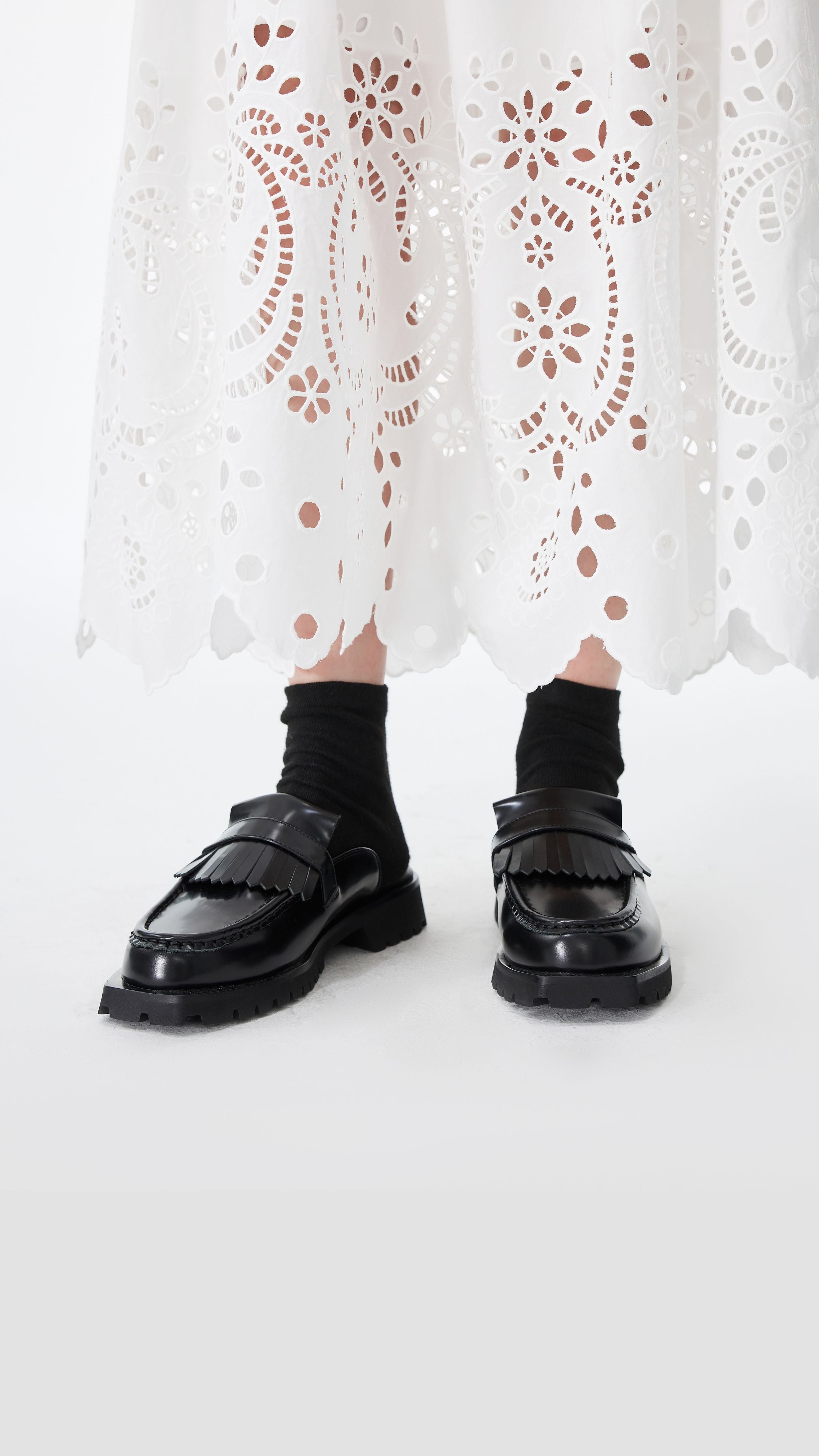 Stylish Fringe Trimmed Slip-On Loafers for Women | Comfortable Casual Shoes | Perfect for Office, Travel & Everyday Wear