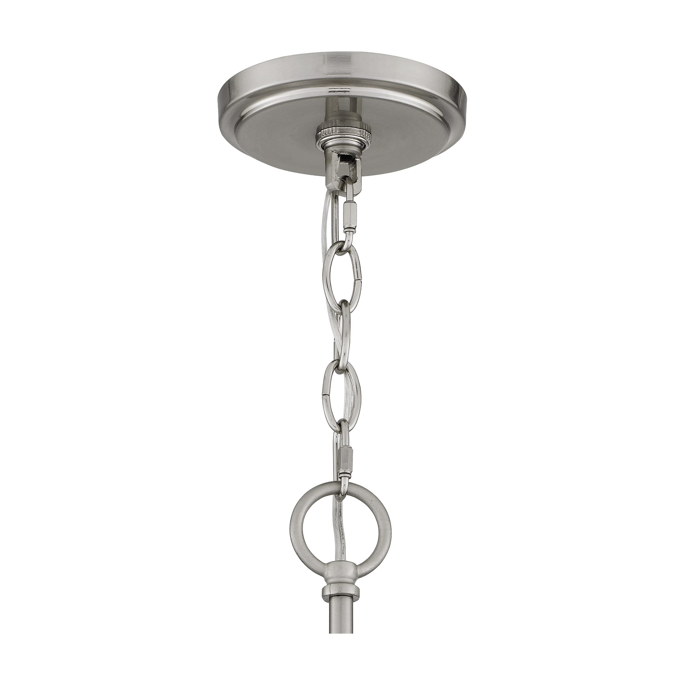 Quoizel ACA5024BN 5-Light Acacia Transitional Clear Water Glass Chandelier - 24