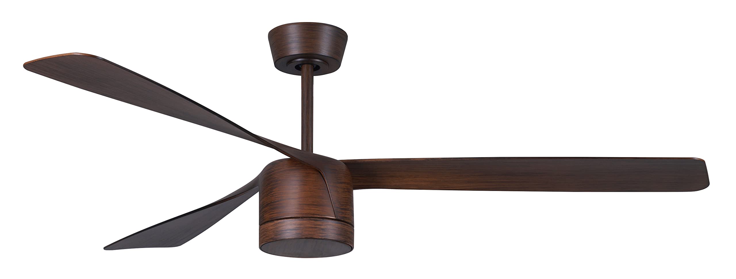 Lucci Air Peregrine 56 Inch Dark Koa Wood Ceiling Fan with Remote Control - Energy Efficient Quiet Blades for Bedroom, Living Room & Outdoor Patio (Model 21328201)