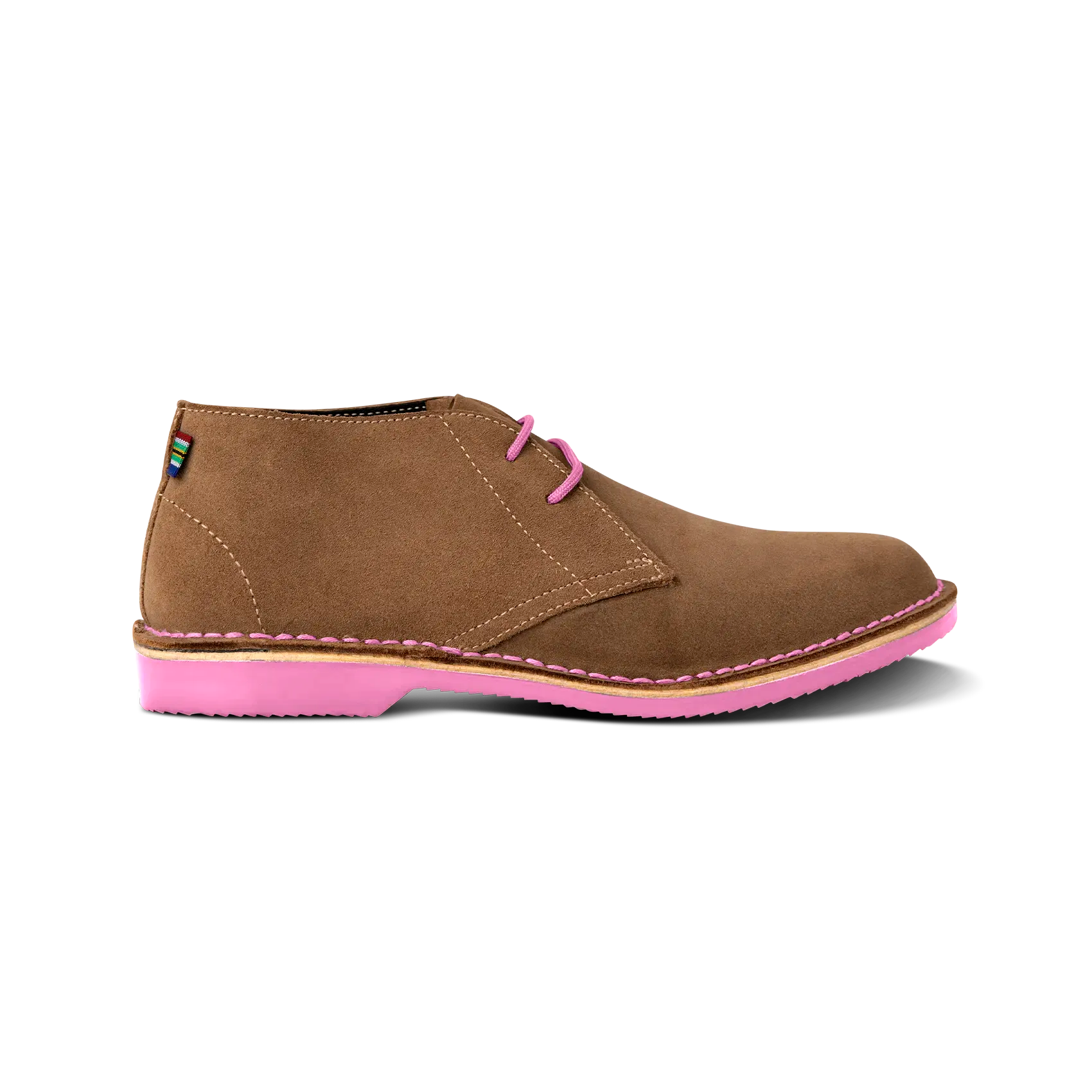 Heritage Uhambo Women's Walking Shoes with Pink Sole - Comfortable & Stylish for Travel, Work & Everyday Wear