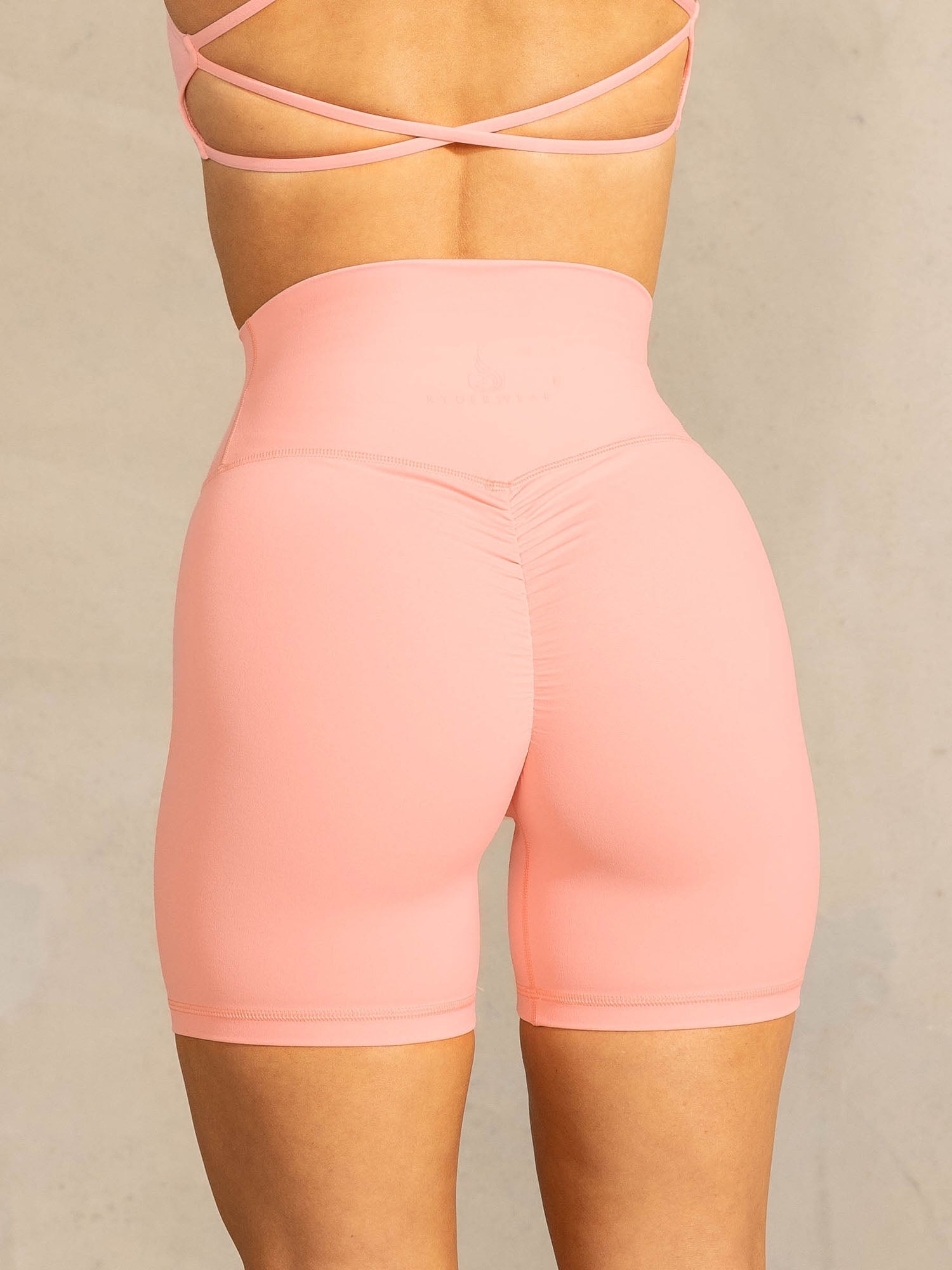 High Waisted Scrunch Butt Lifting Shorts for Women - Comfortable & Sexy Pink Workout Shorts - Perfect for Yoga, Gym, Running & Lounge Wear