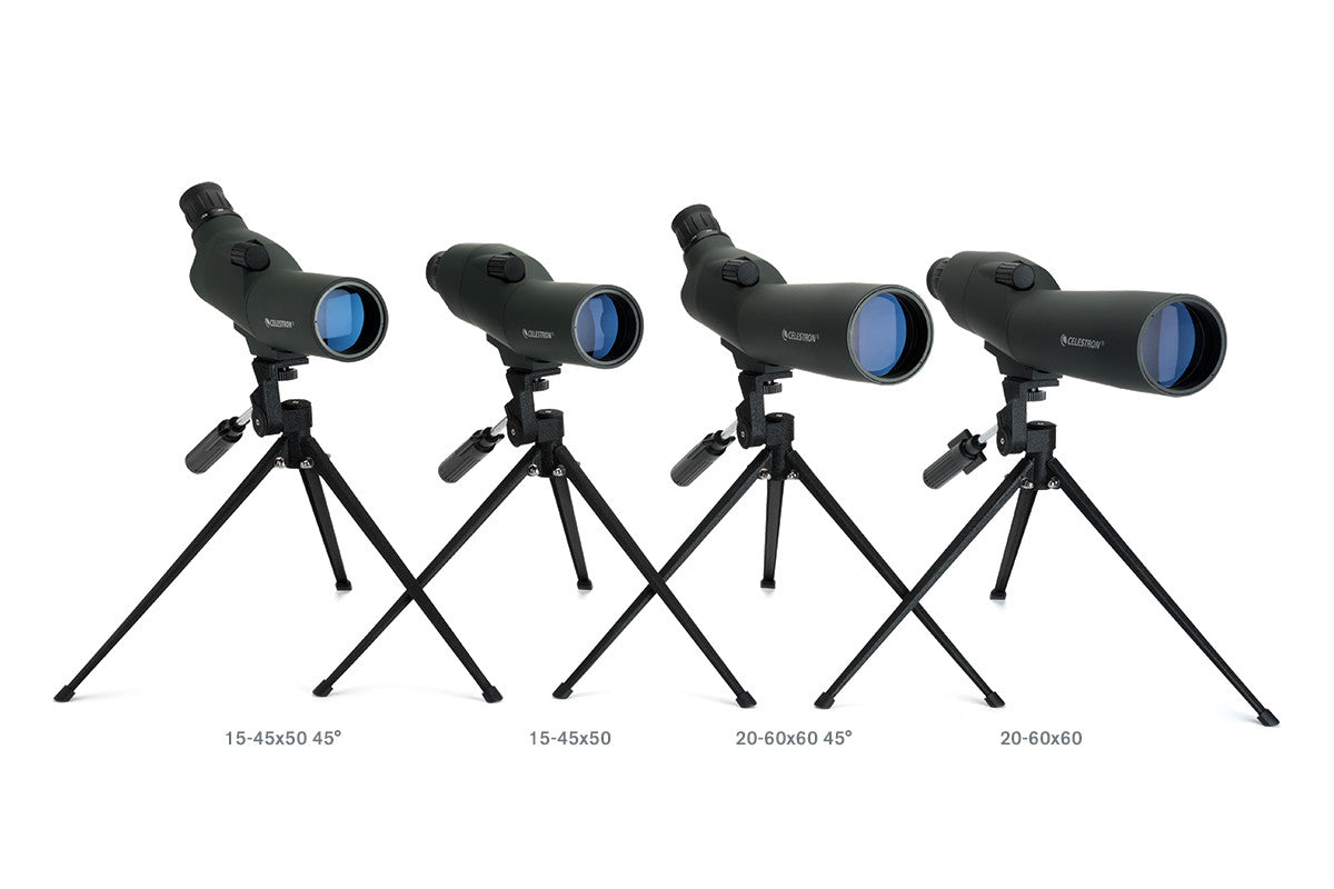 UpClose 20-60x60mm Angled Zoom Spotting Scope for Bird Watching, Hunting & Outdoor Adventures - Compact & High Magnification for Clear Viewing