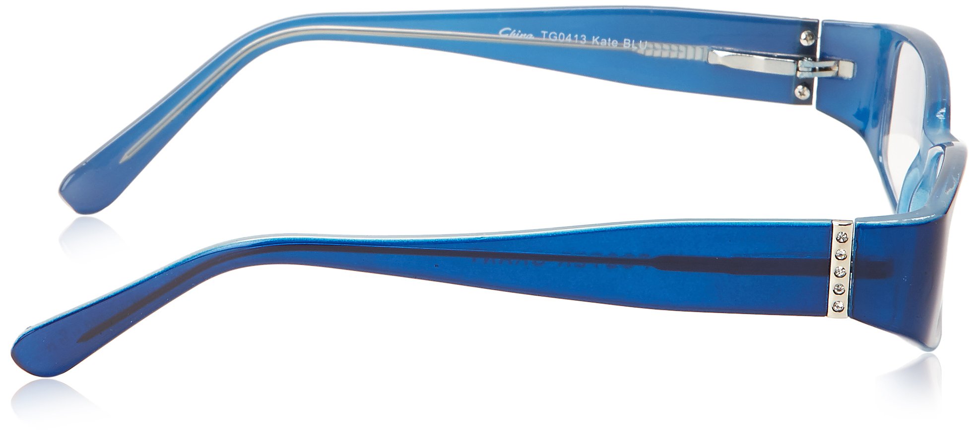 Foster Grant Women's Kate Rectangular Reading Glasses +1.00 to +3.50 Strength - Lightweight & Stylish for Reading, Computer Work & Office Use