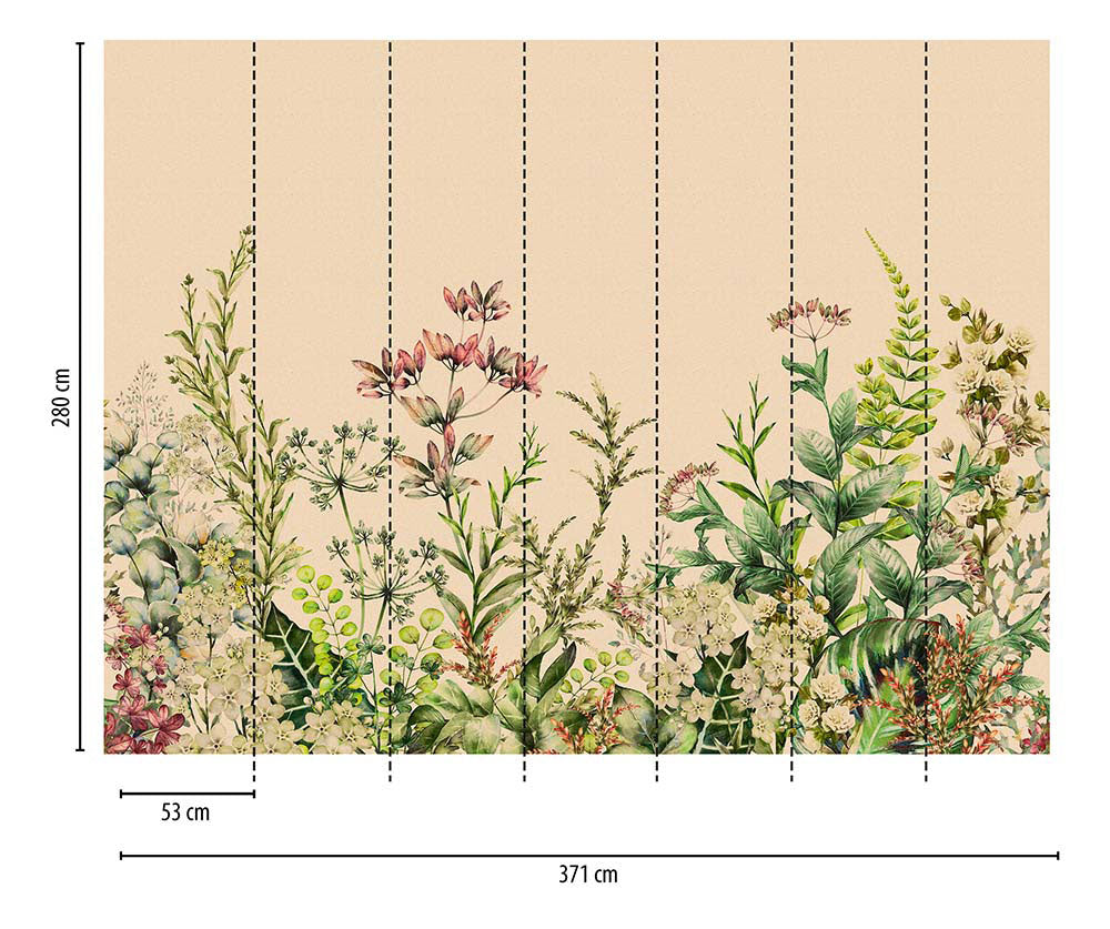 Field Flowers Wall Art - Handmade Floral Canvas Painting for Home Decor | Perfect for Living Room, Bedroom & Office