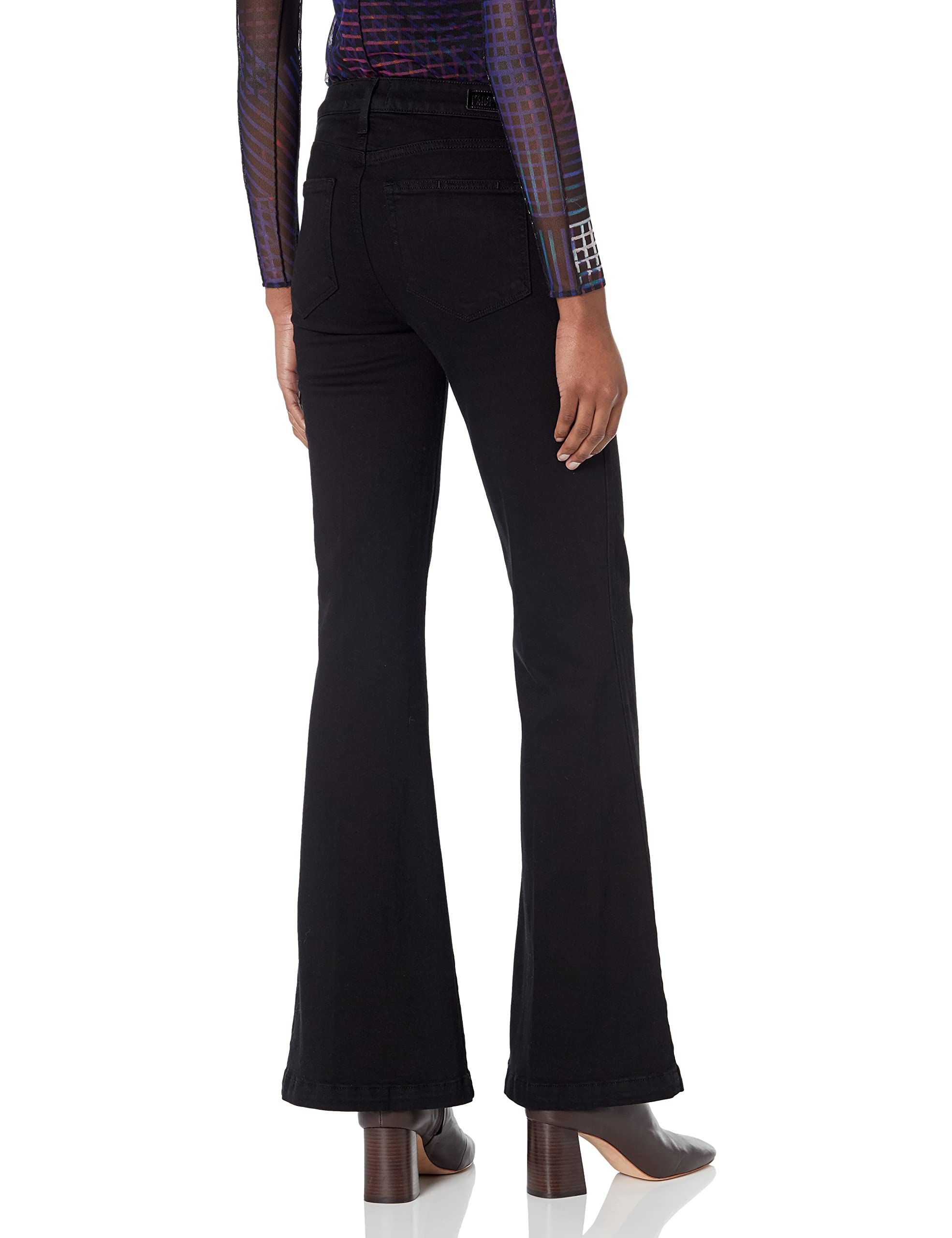 PAIGE Women's Genevieve Fog Luxe Coating Jeans - High Waist Skinny Denim Pants for Casual & Night Out | Perfect for Date Night, Office Wear & Weekend Looks