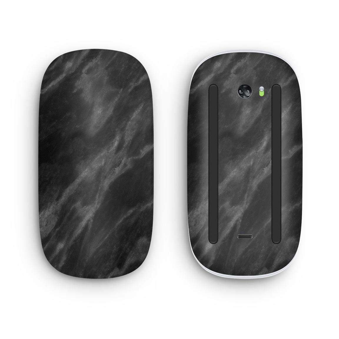 Black Marble Vinyl Decal Skin for Apple Magic Mouse 2 - Wireless Rechargeable Multi-Touch Mouse Cover | Perfect for Office, Home & Travel Use