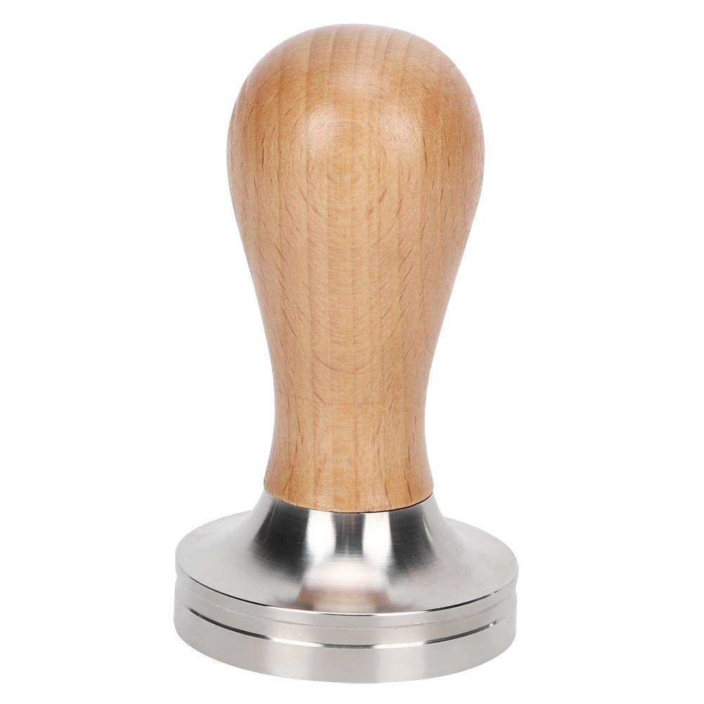 Yosoo 58mm Stainless Steel Coffee Tamper with Ergonomic Handle - Professional Espresso Tamping Tool for Home Baristas & Coffee Shops - Perfect for Espresso Machines, French Press & Coffee Brewing Accessories