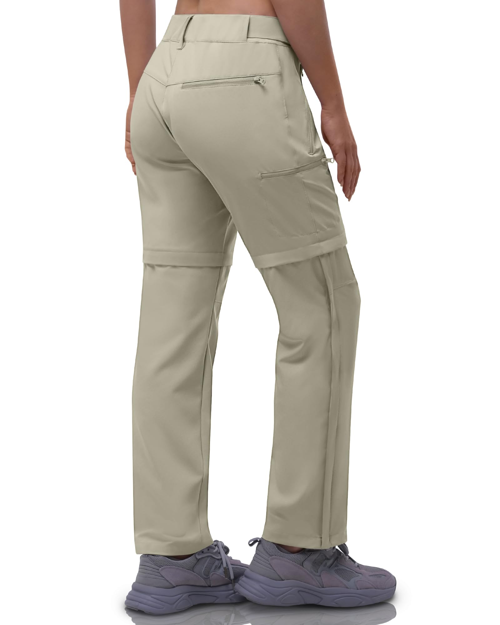Outdoor Ventures Women's Convertible Hiking Pants - Quick Dry, Lightweight, Stretch Cargo Pants with Zip-Off Legs for Hiking, Camping & Travel | Perfect for Outdoor Adventures