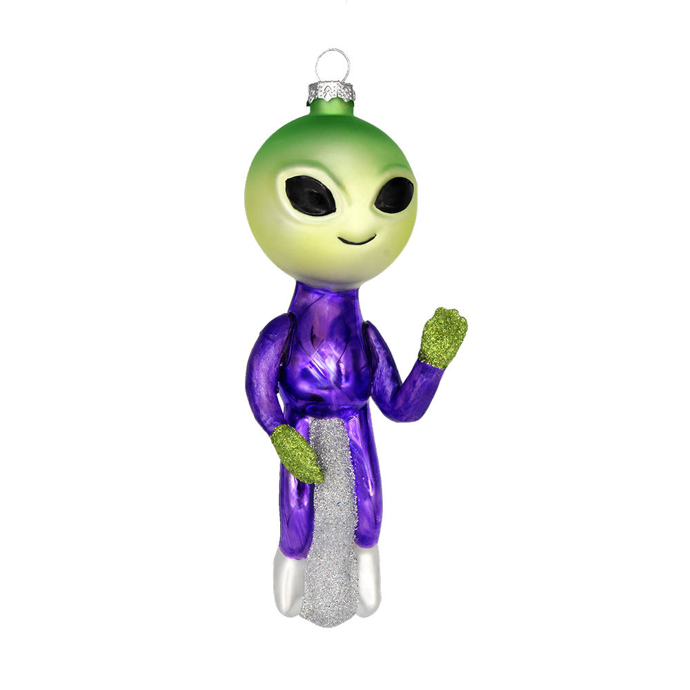 Alien Ornament - Unique Extraterrestrial Decor for Home, Office & Sci-Fi Fans | Perfect for Halloween, Christmas & Space-Themed Parties