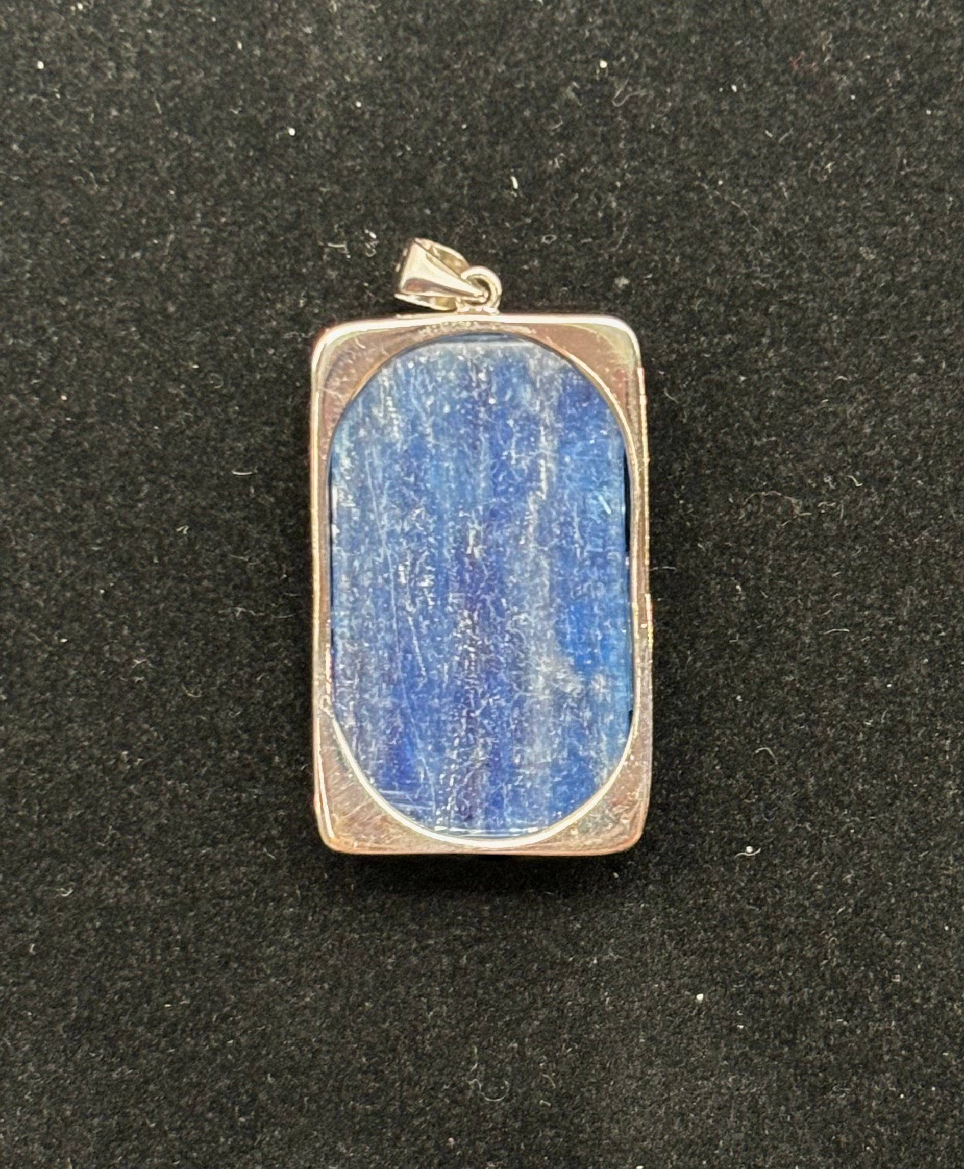 Natural Blue Kyanite Pendant Necklace - Healing Crystal Jewelry for Chakra Balancing & Spiritual Protection | Perfect for Meditation, Energy Work & Everyday Wear