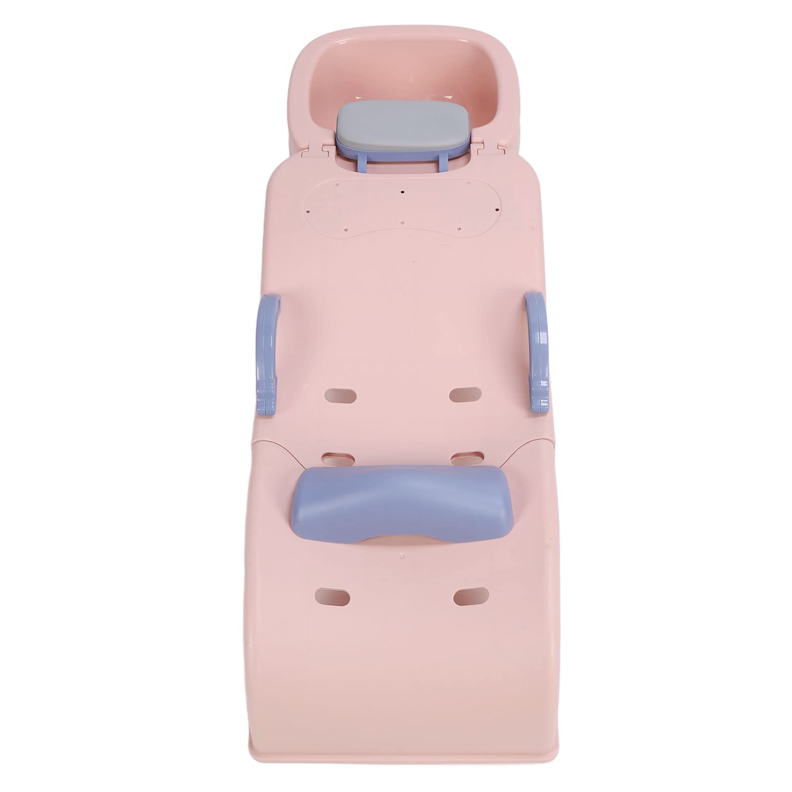 Foldable Anti-Slip Kids Shampoo Chair with Wash Basin - Safe Hair Washing Seat for Toddlers & Children Ages 0-10 (Sakura Pink) | Perfect for Bath Time, Baby Hair Care & Home Salon Use