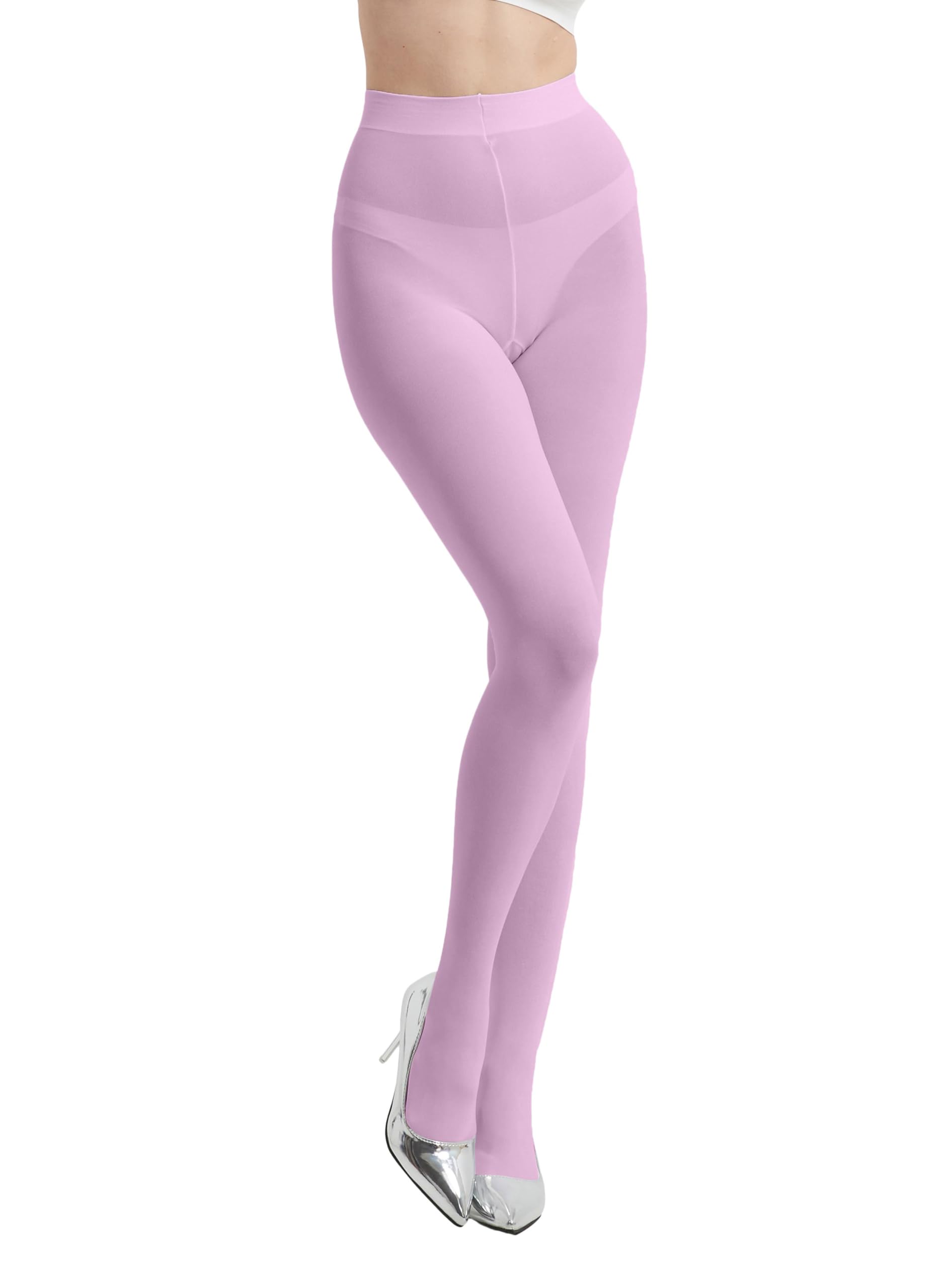 80D Semi Opaque Tights for Women - Stretchable High Waist Stockings, Soft Pantyhose with 20+ Colors - Perfect for Work, Daily Wear & Fashion Outfits