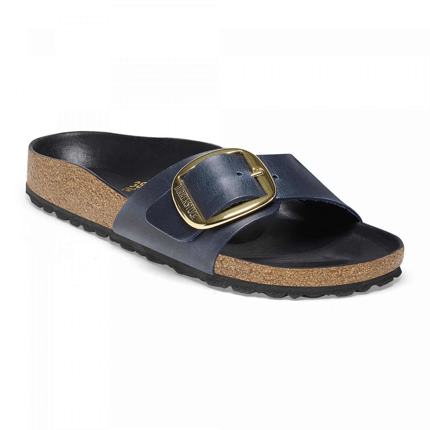 Madrid Big Buckle Sandals for Women - Comfortable Summer Slide Sandals with Adjustable Buckle | Perfect for Beach, Vacation & Casual Outfits