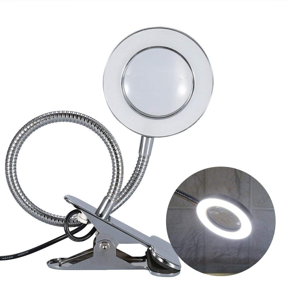 LED Magnifying Lamp for Tattoo & Reading - 2.5X Magnifier with USB Power, Portable Light for Permanent Makeup, Crafts & Detailed Work | Perfect for Artists, Hobbyists & Low Vision Users