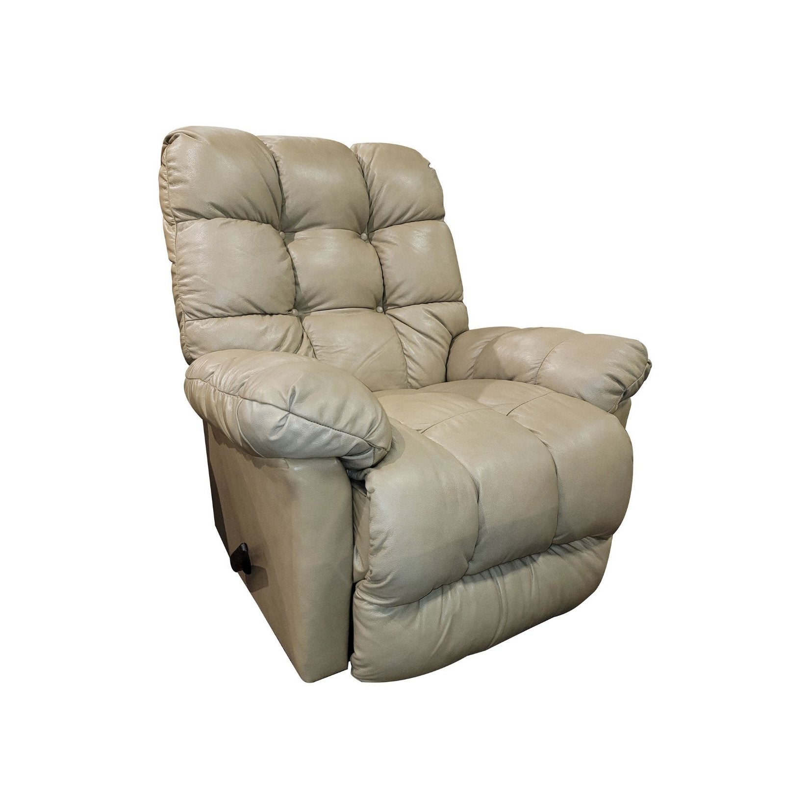 Premium Picot Leather Rocker Recliner Chair - Comfortable Living Room Furniture for Relaxing & Nursing - Perfect for Home Theater, Nursery, and Reading Nook