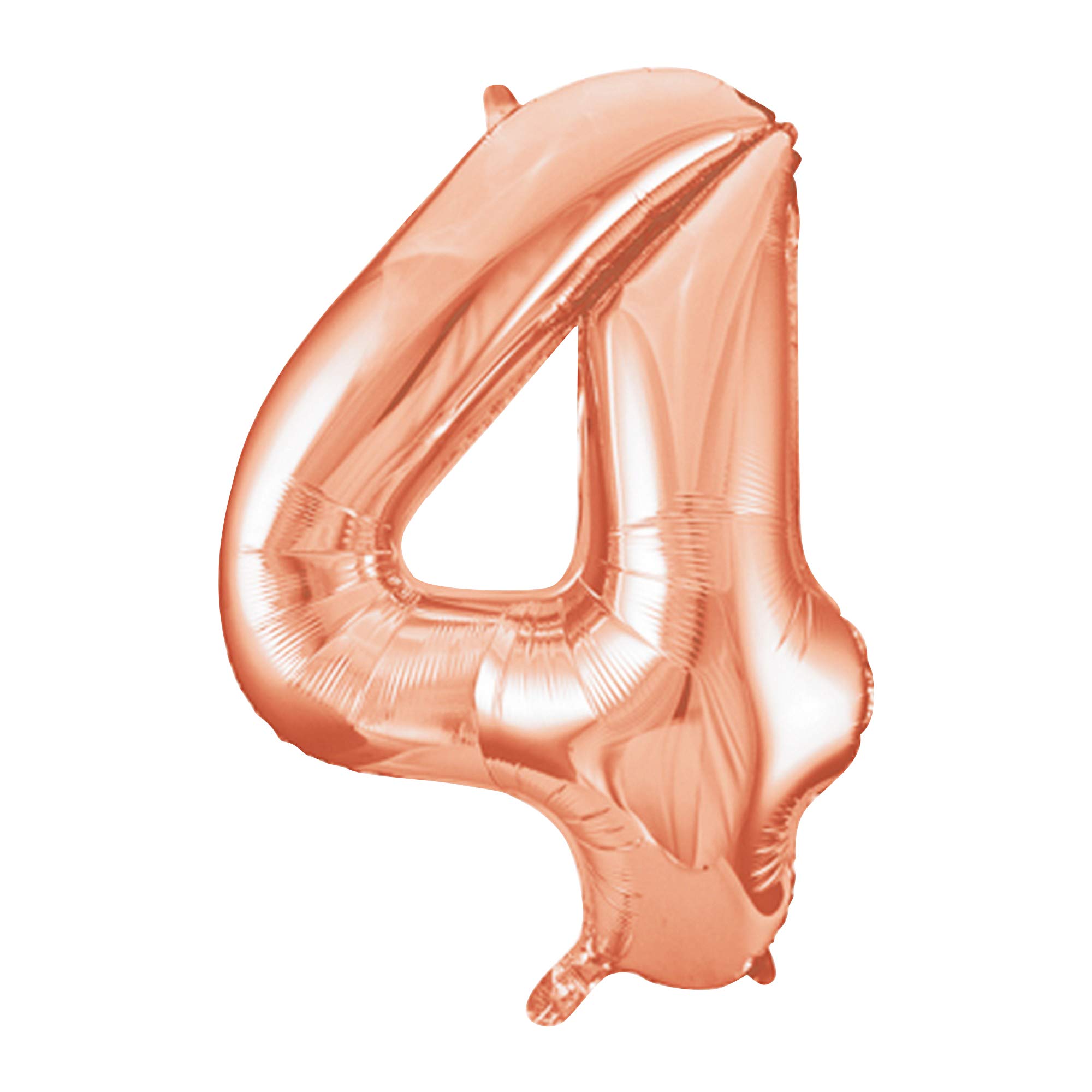 34 Inch Rose Gold Supershape Number Foil Balloon - Birthday Party Decorations, Wedding Anniversary Celebration, Baby Shower, Graduation Party Supplies