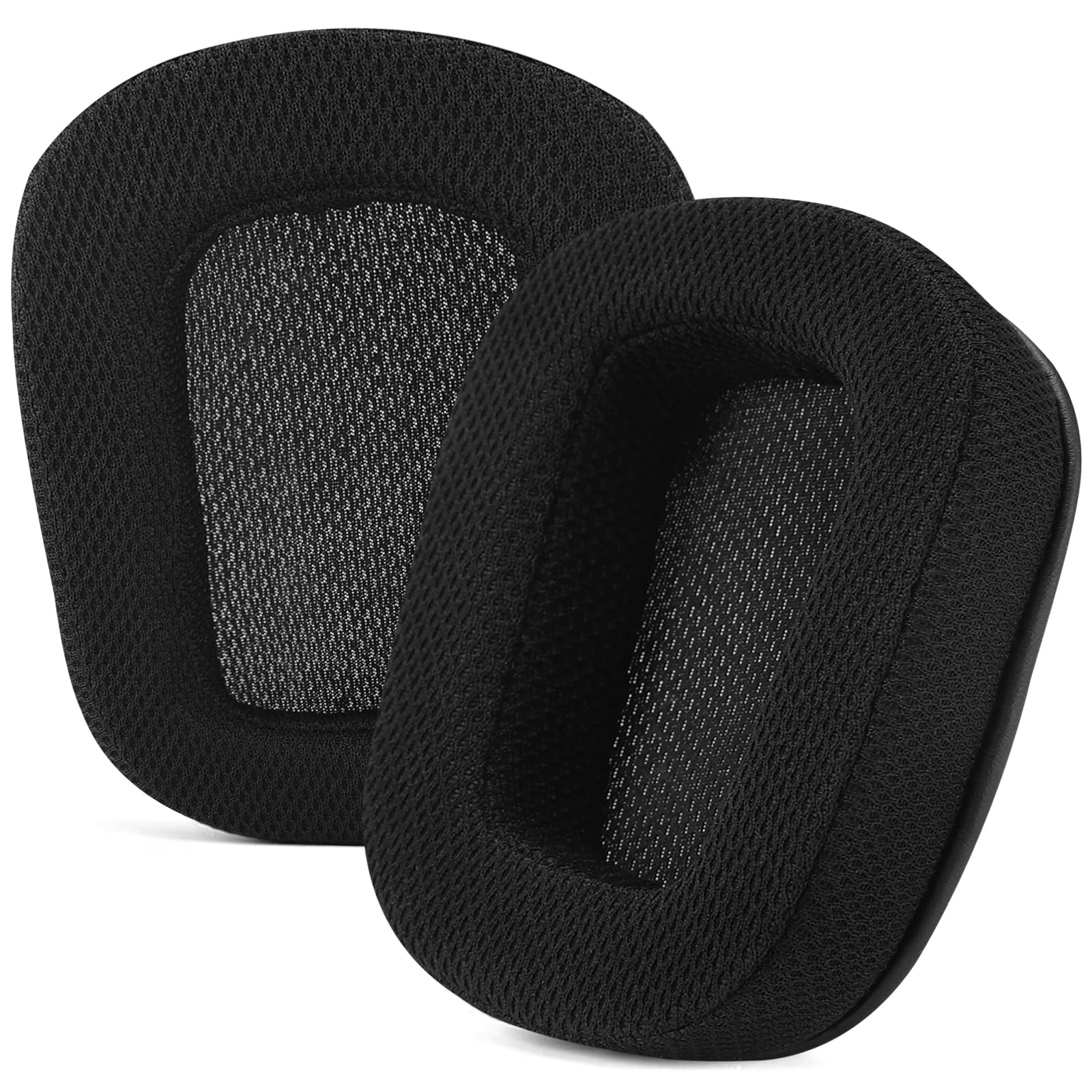 Yizhet Replacement Earpads for Logitech G933 G633 G533 Gaming Headset - Premium Protein Leather & Memory Foam Ear Cushions (1 Pair, Black) - Perfect for Long Gaming Sessions, Work from Home & Music Listening